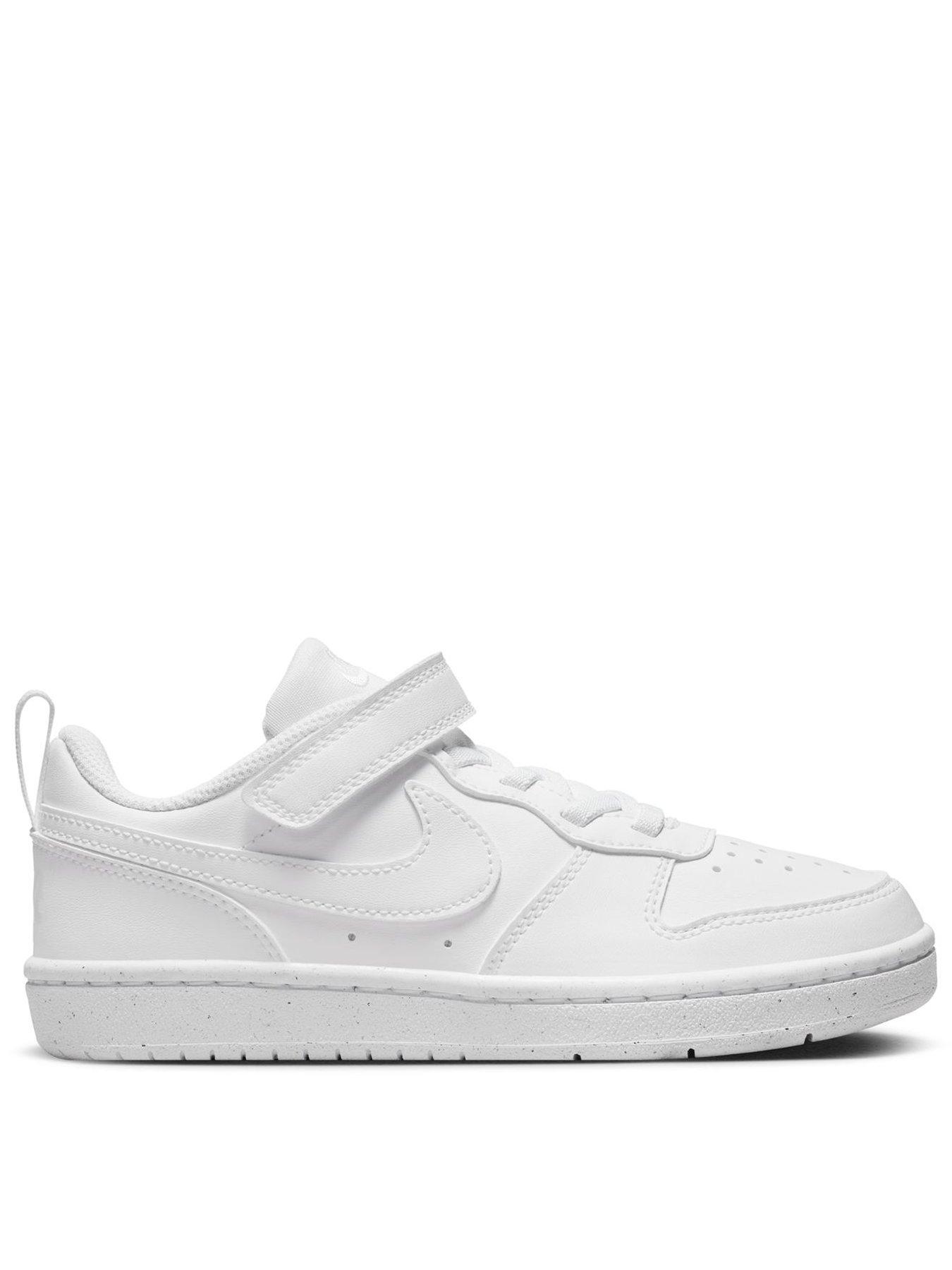 Nike Little Kids' Court Borough Low Recraft Shoes - White