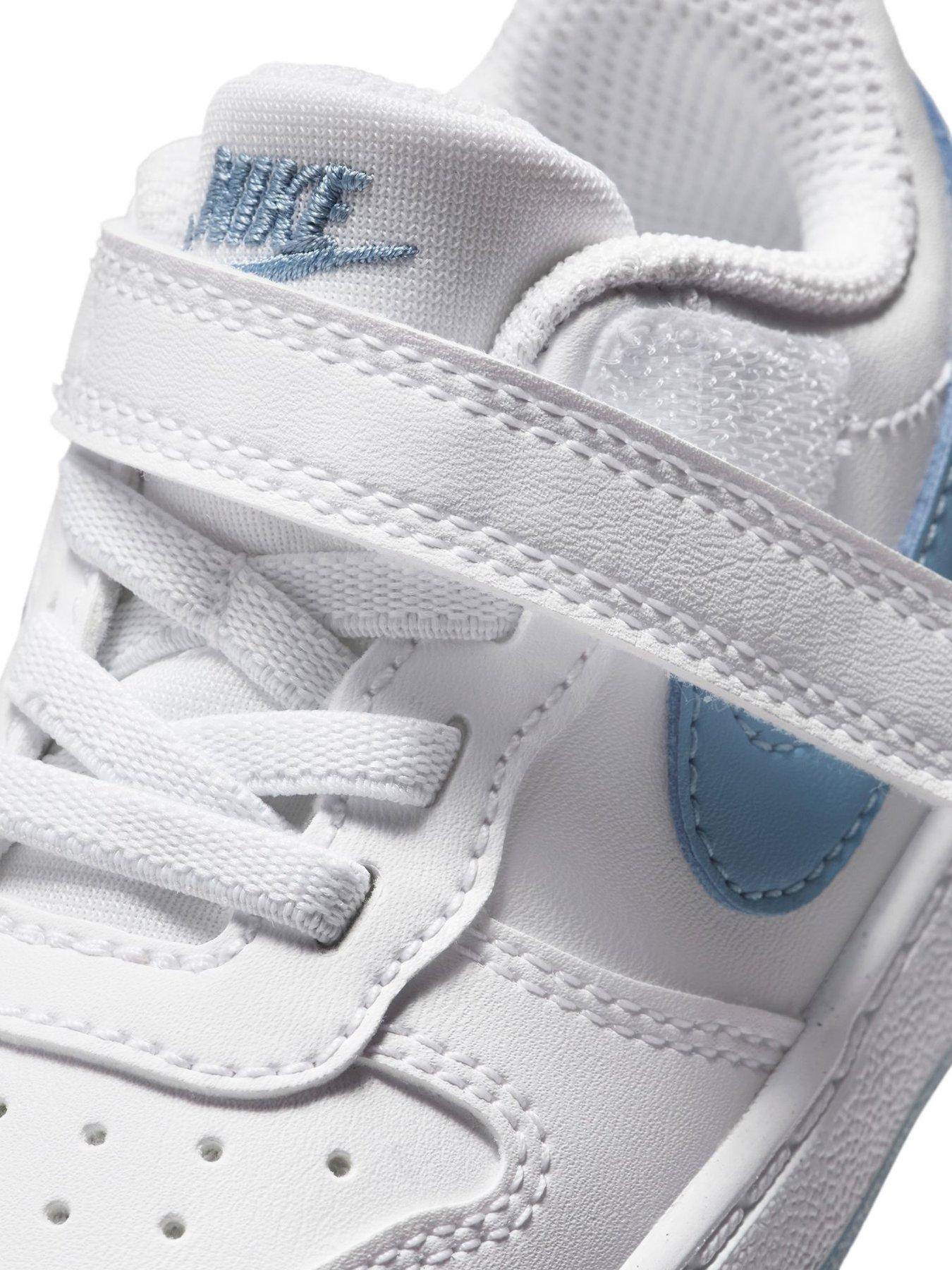 Image 6 of 7 of Nike Baby/Toddler Court Borough Low Trainers - White