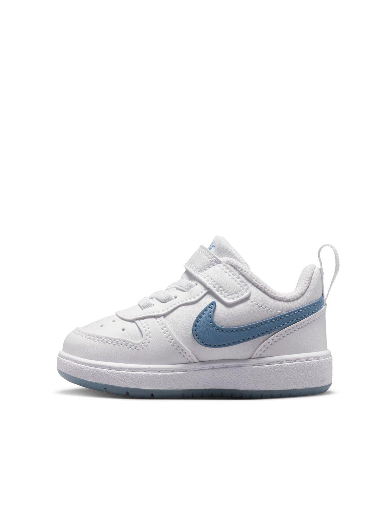 Image 7 of 7 of Nike Baby/Toddler Court Borough Low Trainers - White