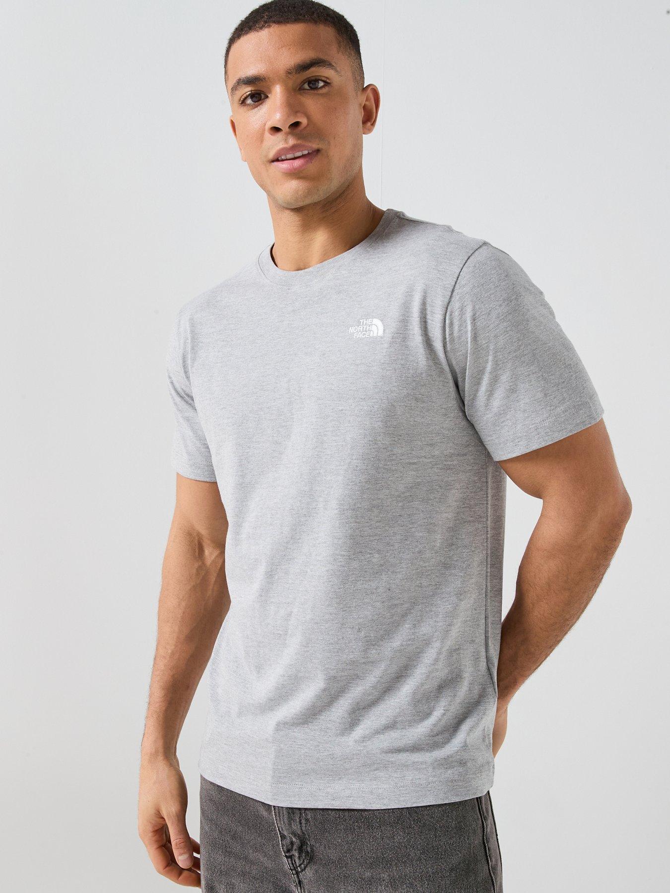  image of the-north-face-mens-evolution-simple-dome-t-shirt-grey