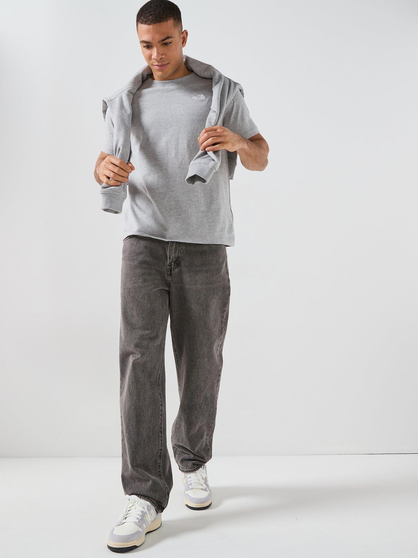  image of the-north-face-mens-evolution-simple-dome-t-shirt-grey