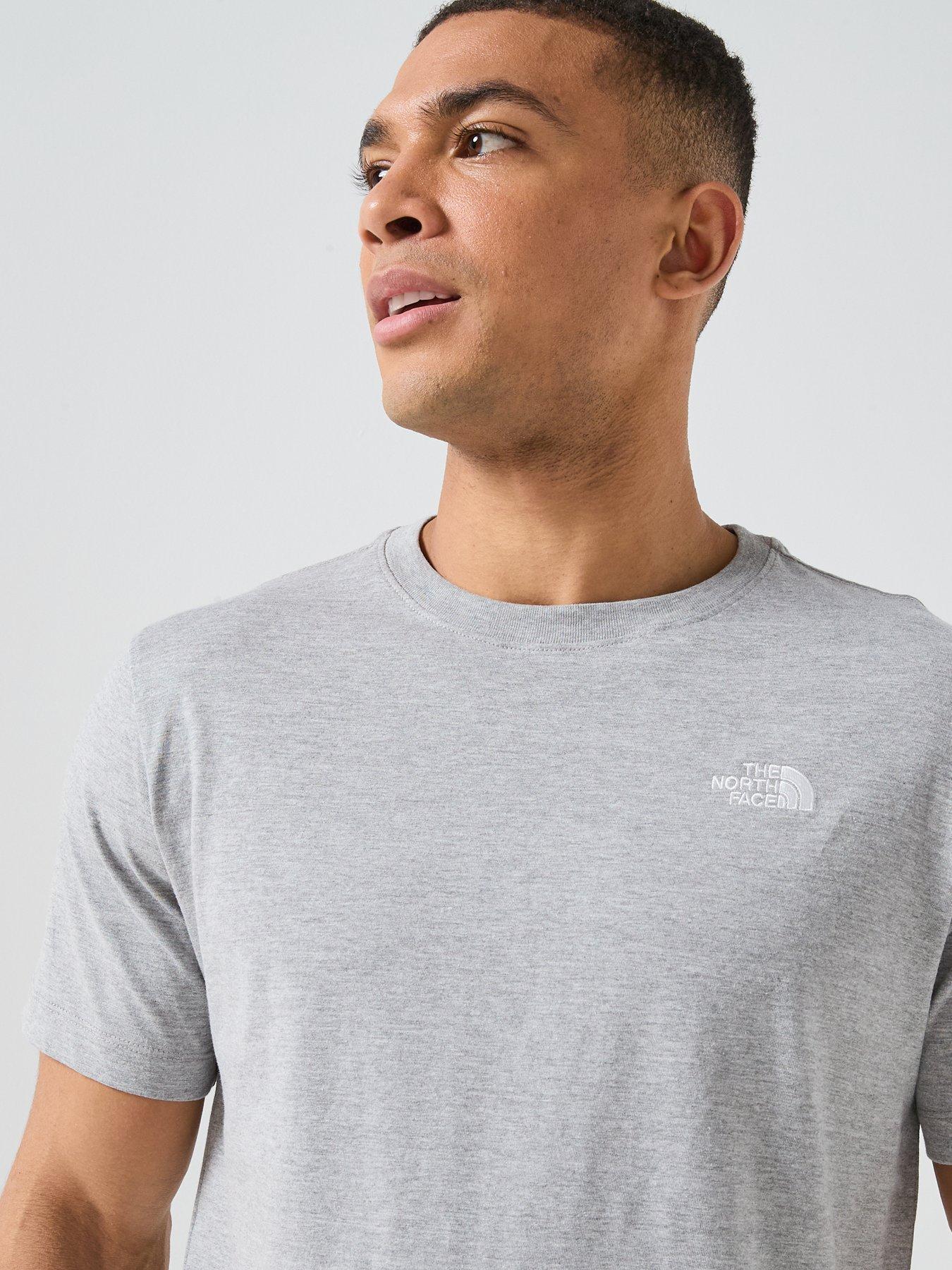  image of the-north-face-mens-evolution-simple-dome-t-shirt-grey