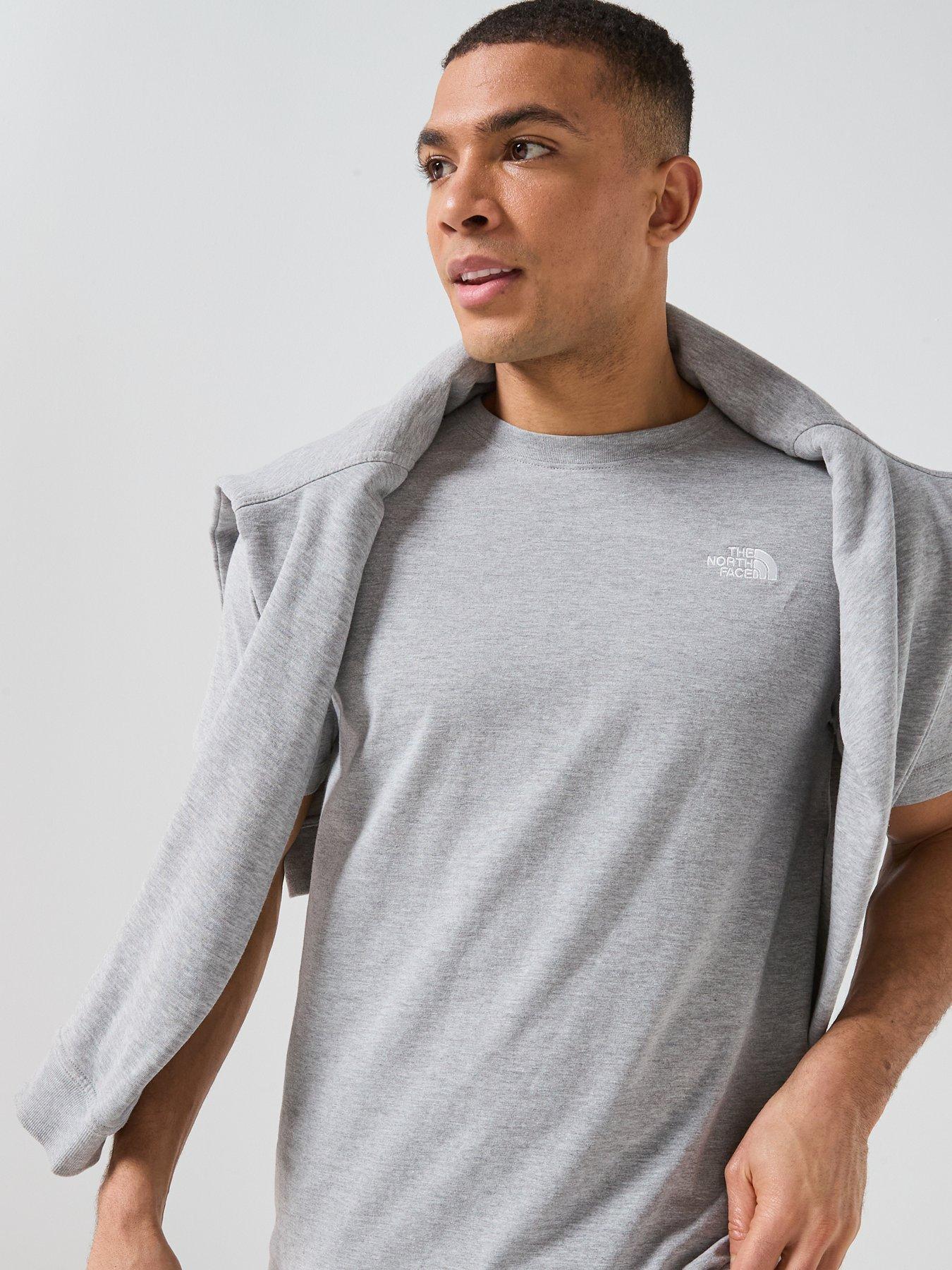  image of the-north-face-mens-evolution-simple-dome-t-shirt-grey