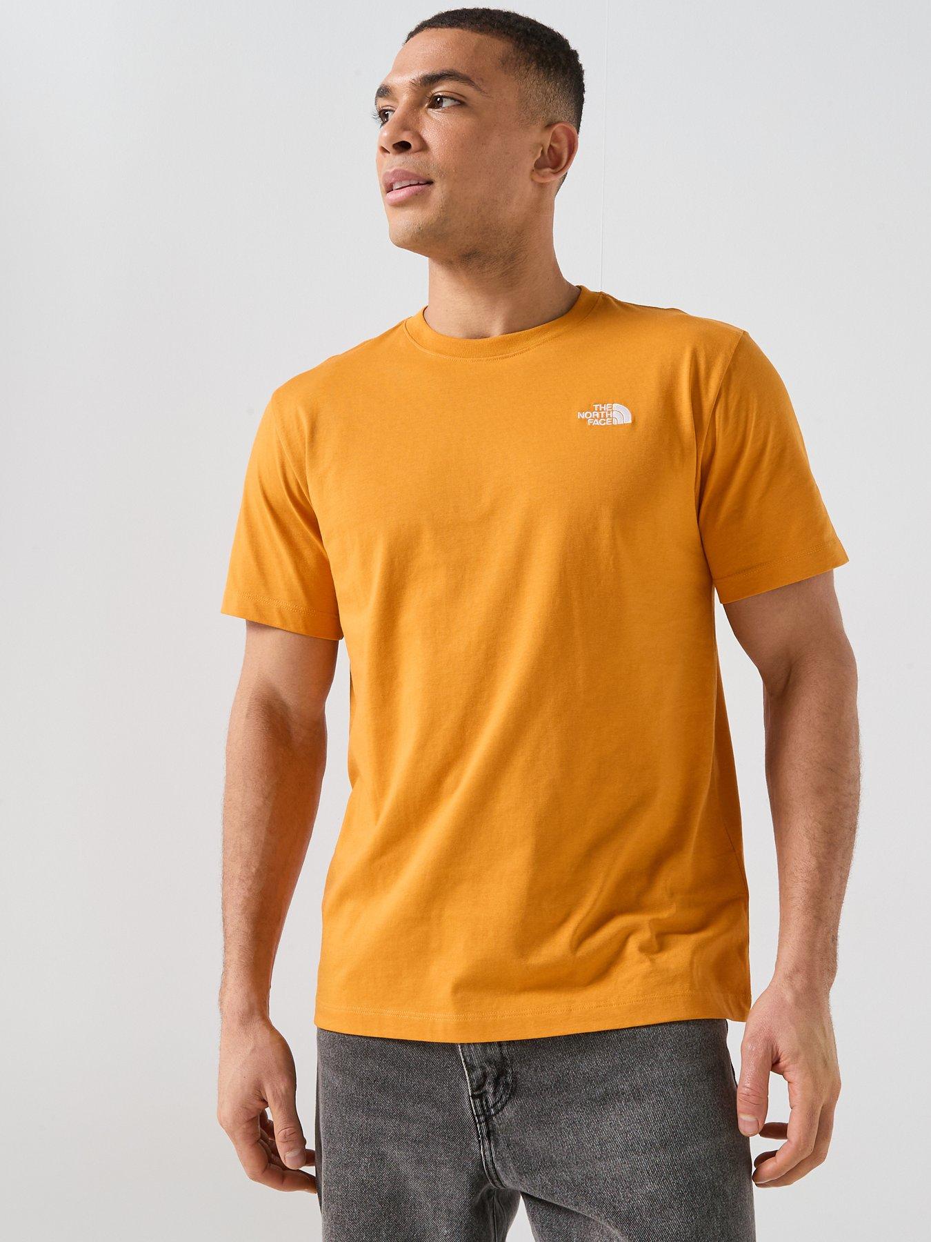 Image 1 of 5 of The North Face Mens Evolution Simple Dome T-Shirt - Orange