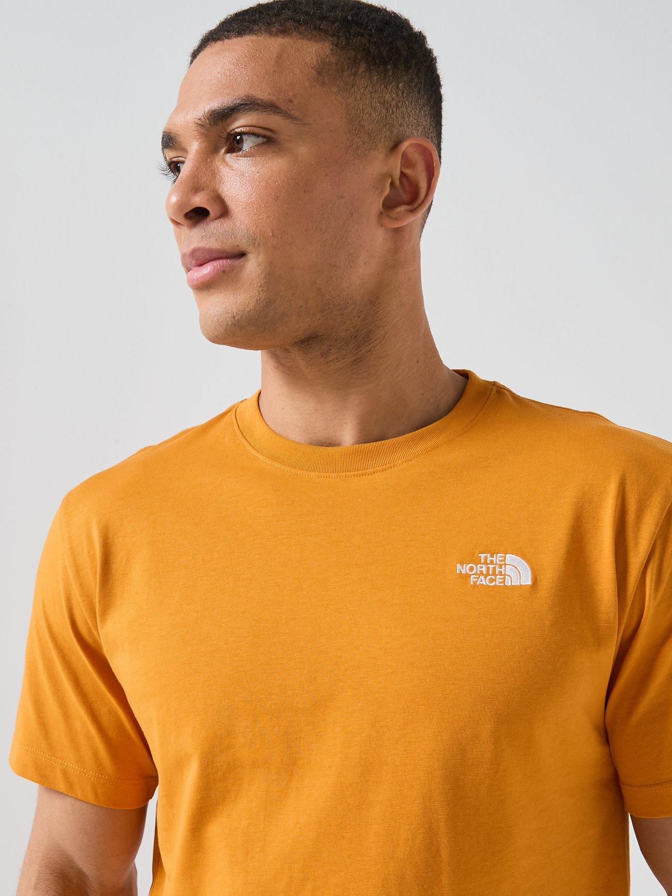 Image 4 of 5 of The North Face Mens Evolution Simple Dome T-Shirt - Orange