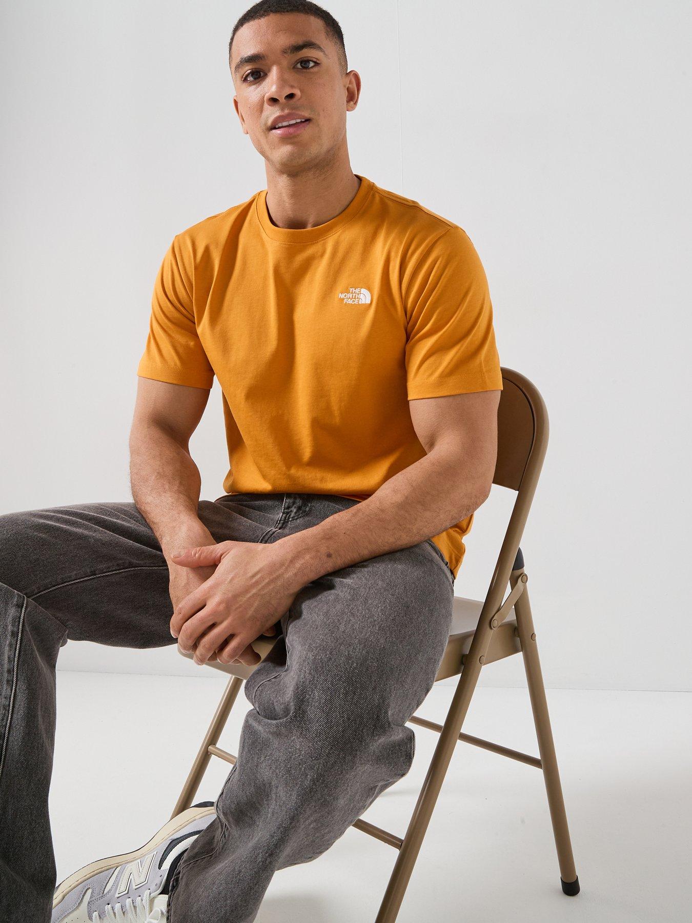 Image 5 of 5 of The North Face Mens Evolution Simple Dome T-Shirt - Orange
