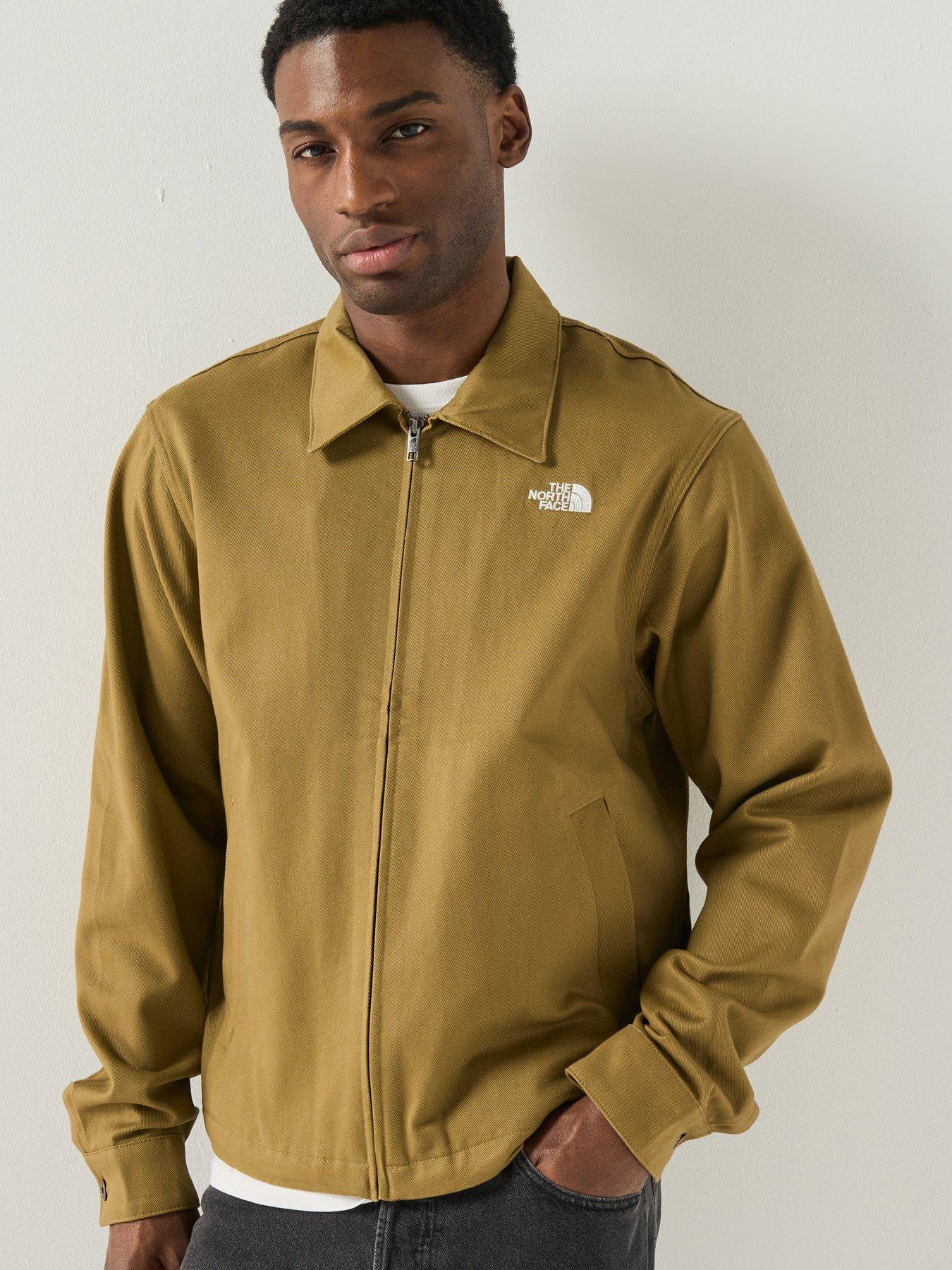 The North Face Mens Twill Collared Jacket - Brown