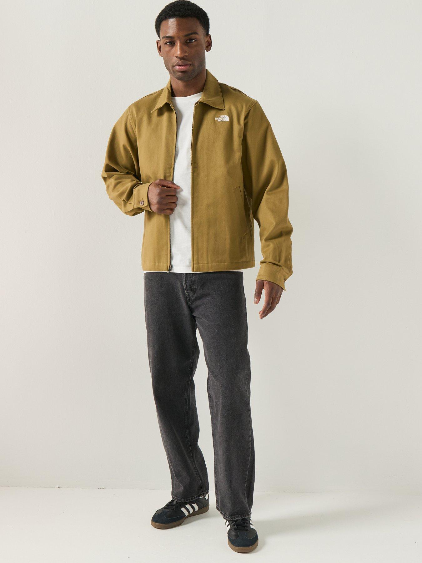 Image 3 of 6 of The North Face Mens Twill Collared Jacket - Brown
