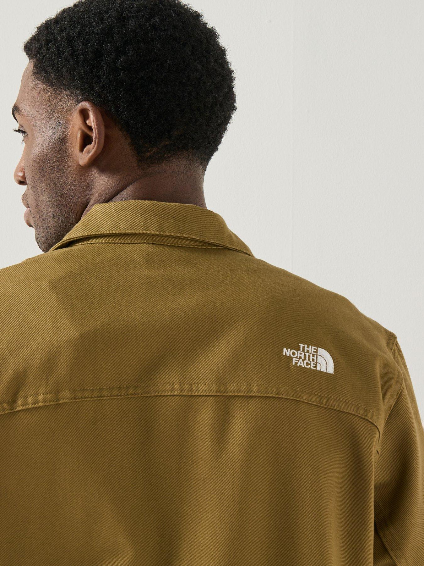 Image 4 of 6 of The North Face Mens Twill Collared Jacket - Brown