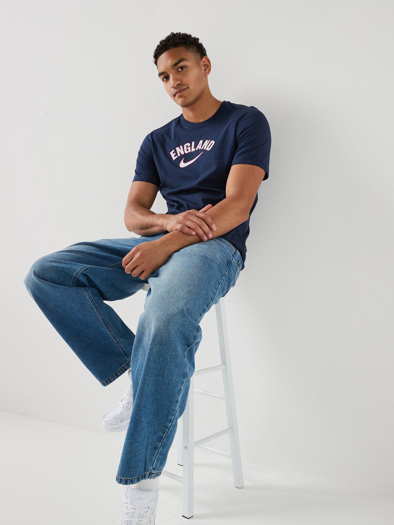 Nike Men’s England Word T-Shirt – Navy