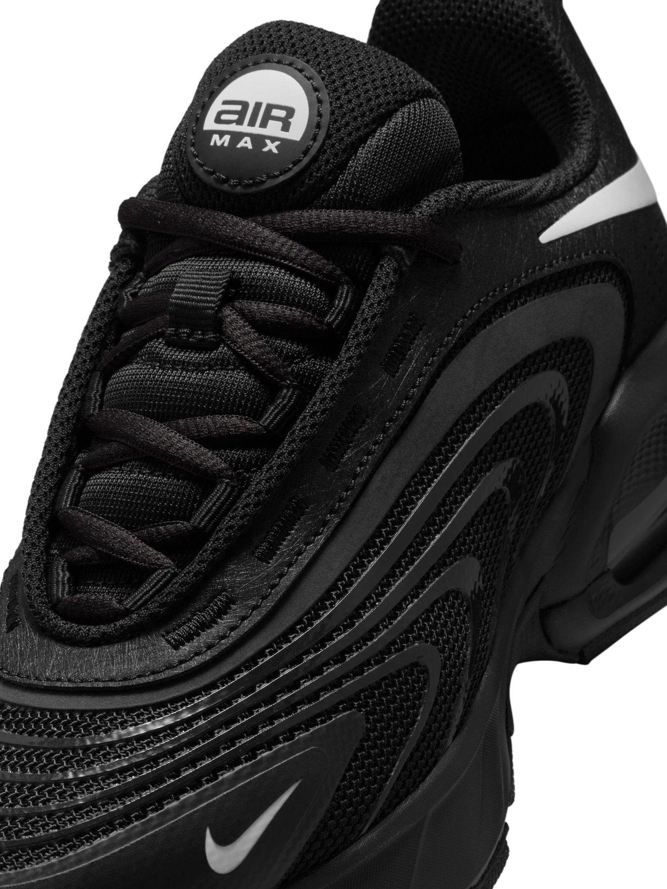 Image 6 of 8 of Nike Big Kids' Air Max Fire Trainers - Black