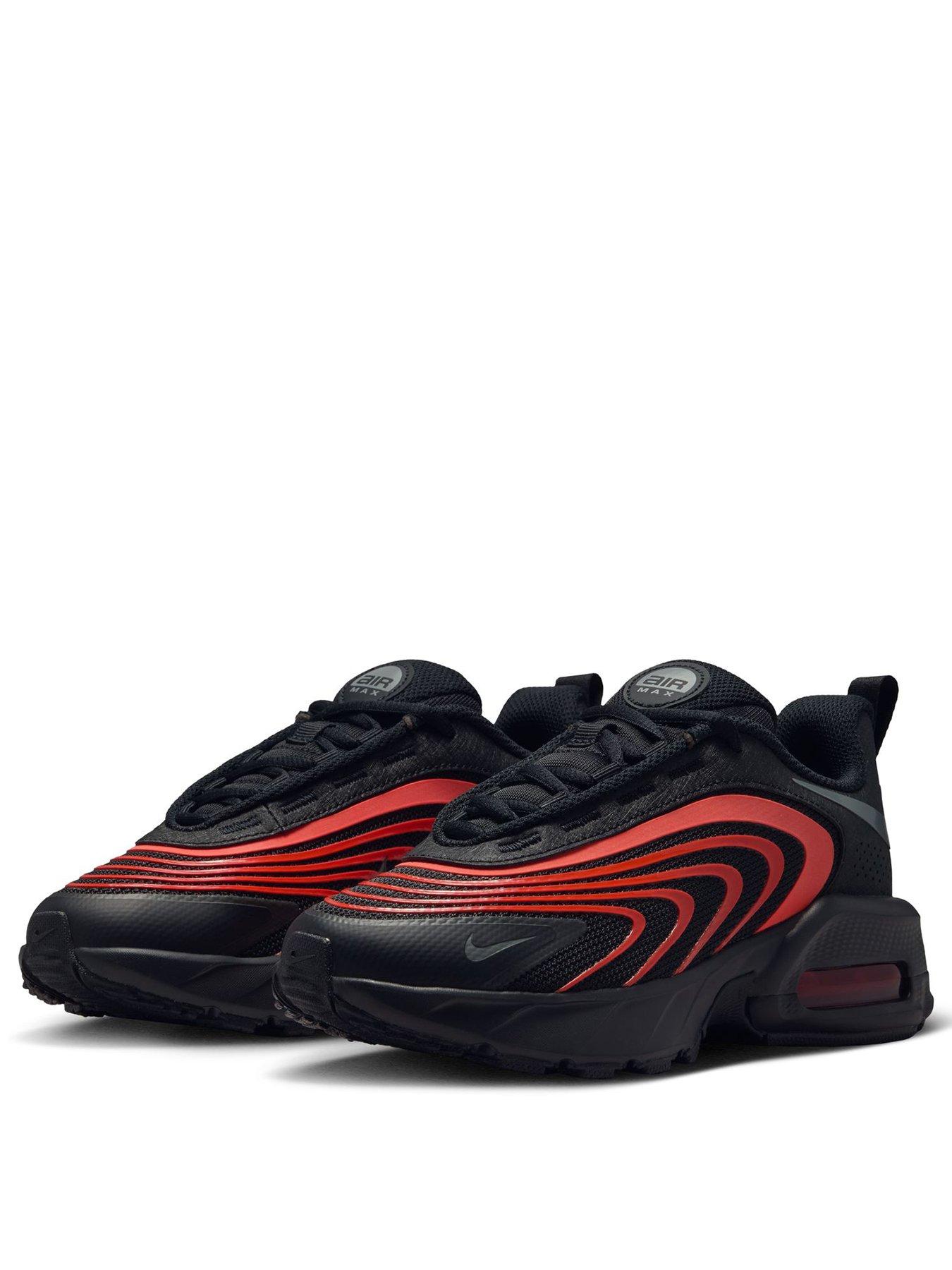 Image 2 of 8 of Nike Big Kids' Air Max Fire Trainers - Black