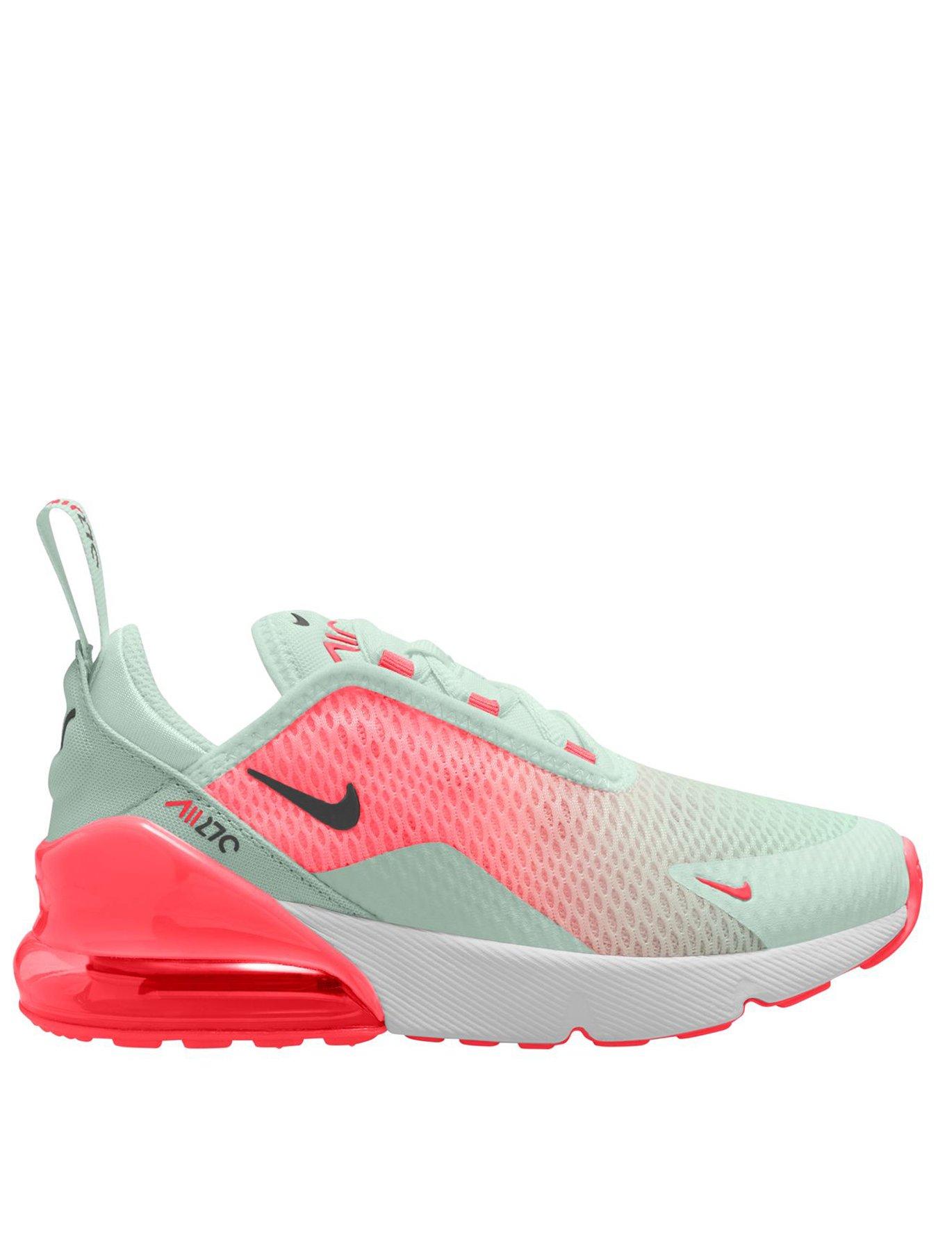 Nike Big Kids Nike Air Max 270 Trainers - Green