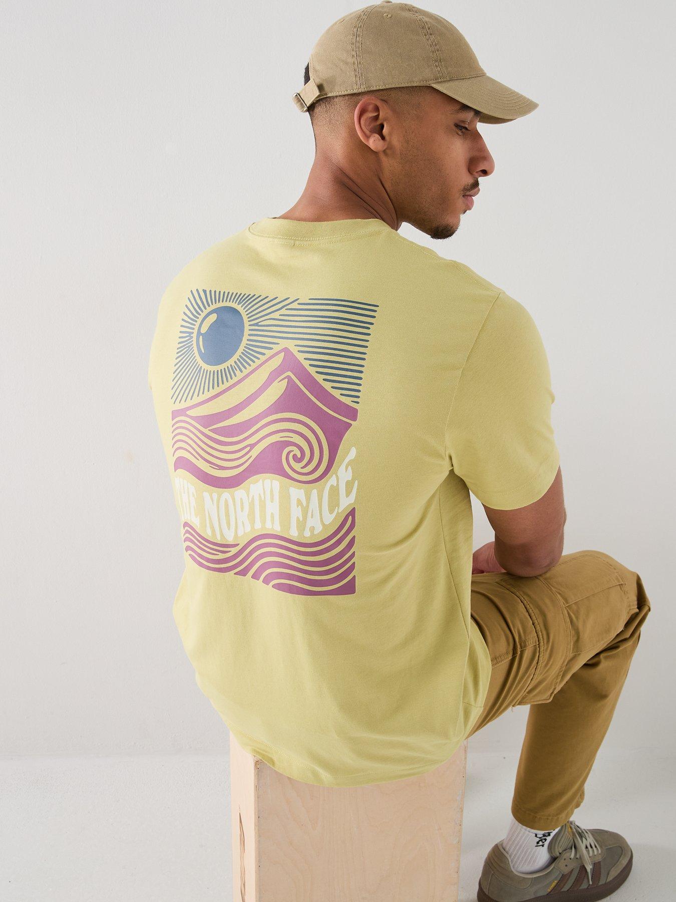 The North Face Mens Mountain Escape T-Shirt - Yellow