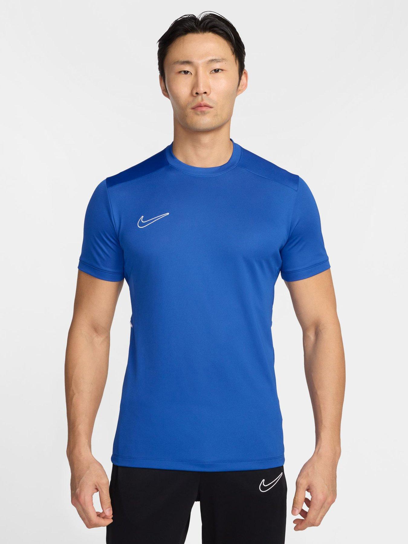Nike Mens Academy 25 Short Sleeve T-Shirt - Blue