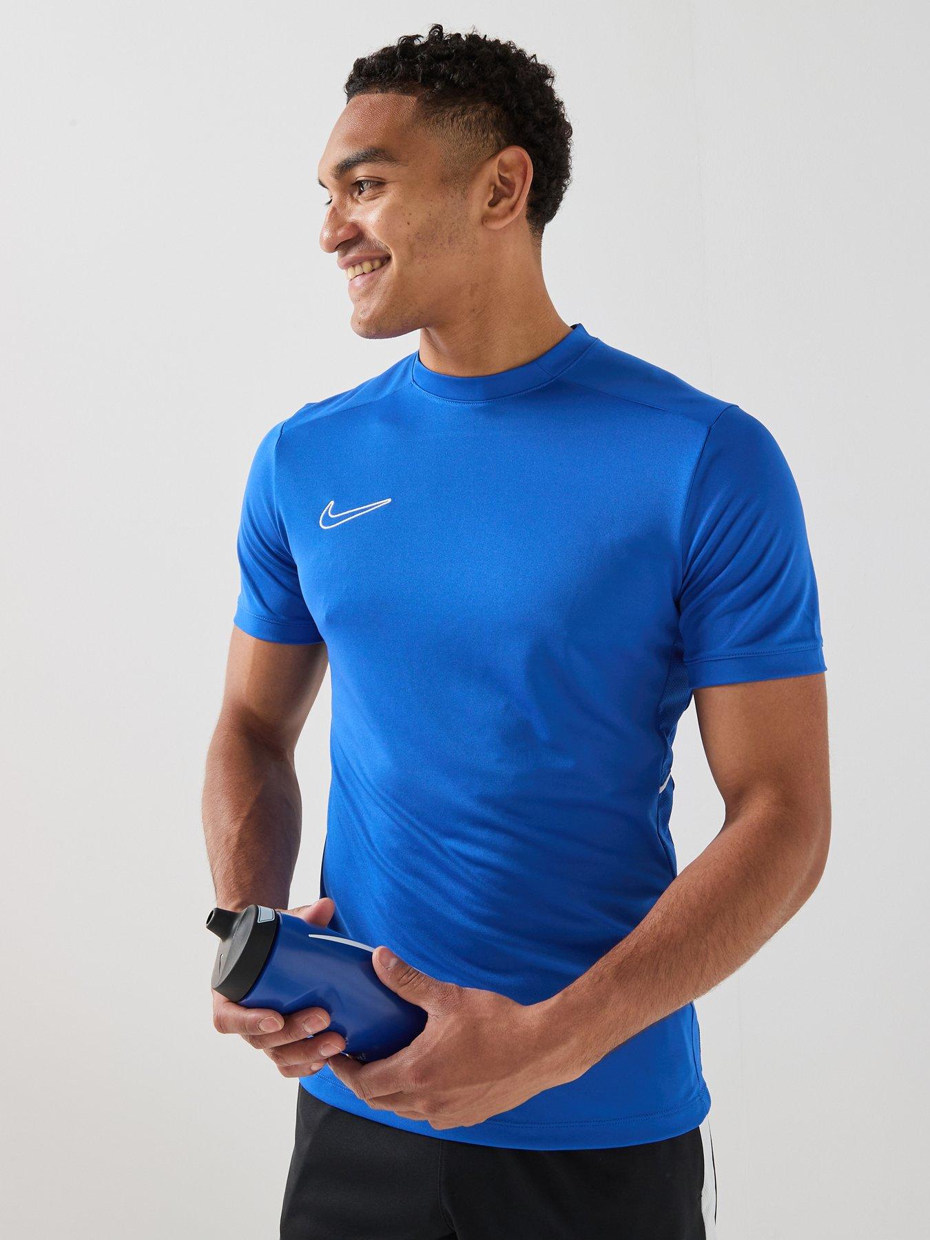 Nike Mens Academy 25 Short Sleeve T-Shirt - Blue
