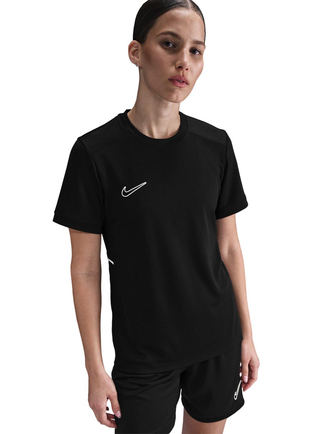 Nike Womens Academy 25 Short Sleeve T-Shirt - Black