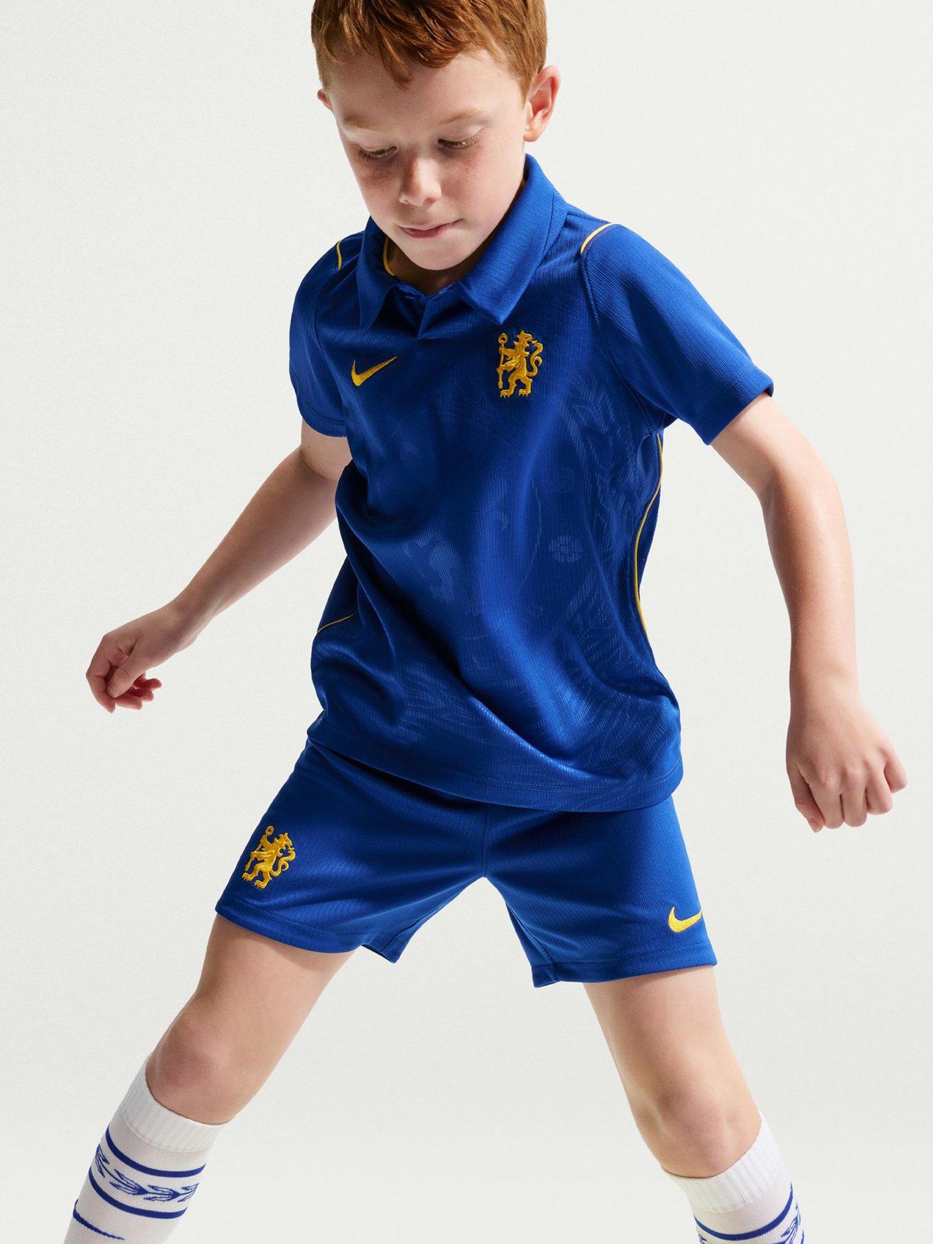 Image 3 of 5 of Nike Little Kids Chelsea 26/27 Home Stadium Kit - Blue