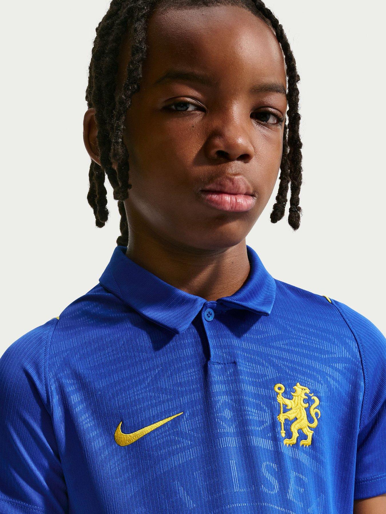 Image 3 of 6 of Nike Junior Chelsea 26/27 Home Short Sleeve Stadium Shirt - Blue