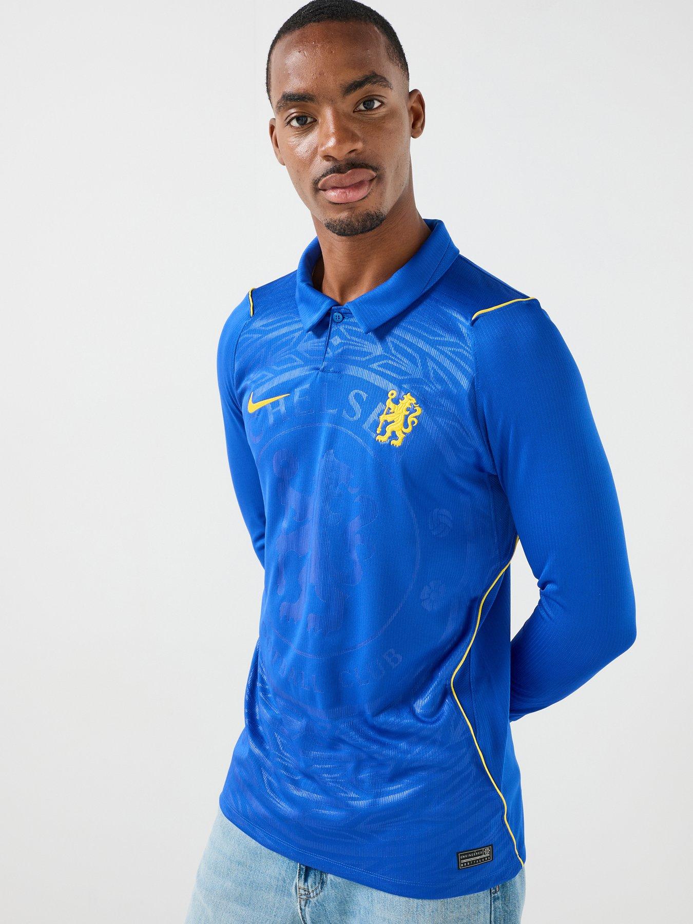 Nike Mens Chelsea 26/27 Home Long Sleeve Stadium Shirt - Blue