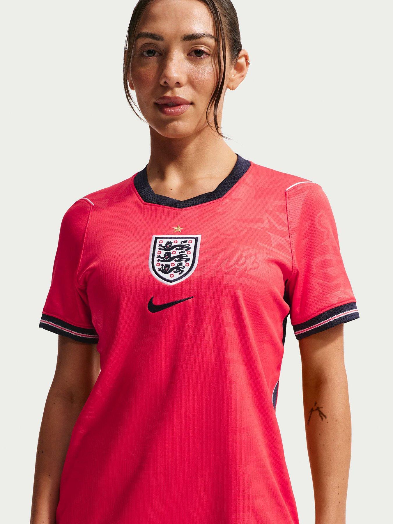 Nike Women’s England 2026 Dri-FIT Stadium Away Shirt – Red