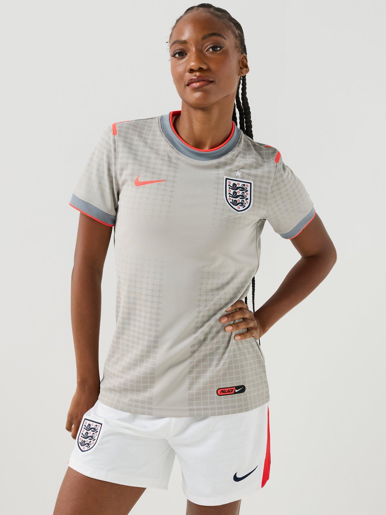 Nike Womens England X Palace Pre Match Top - Grey