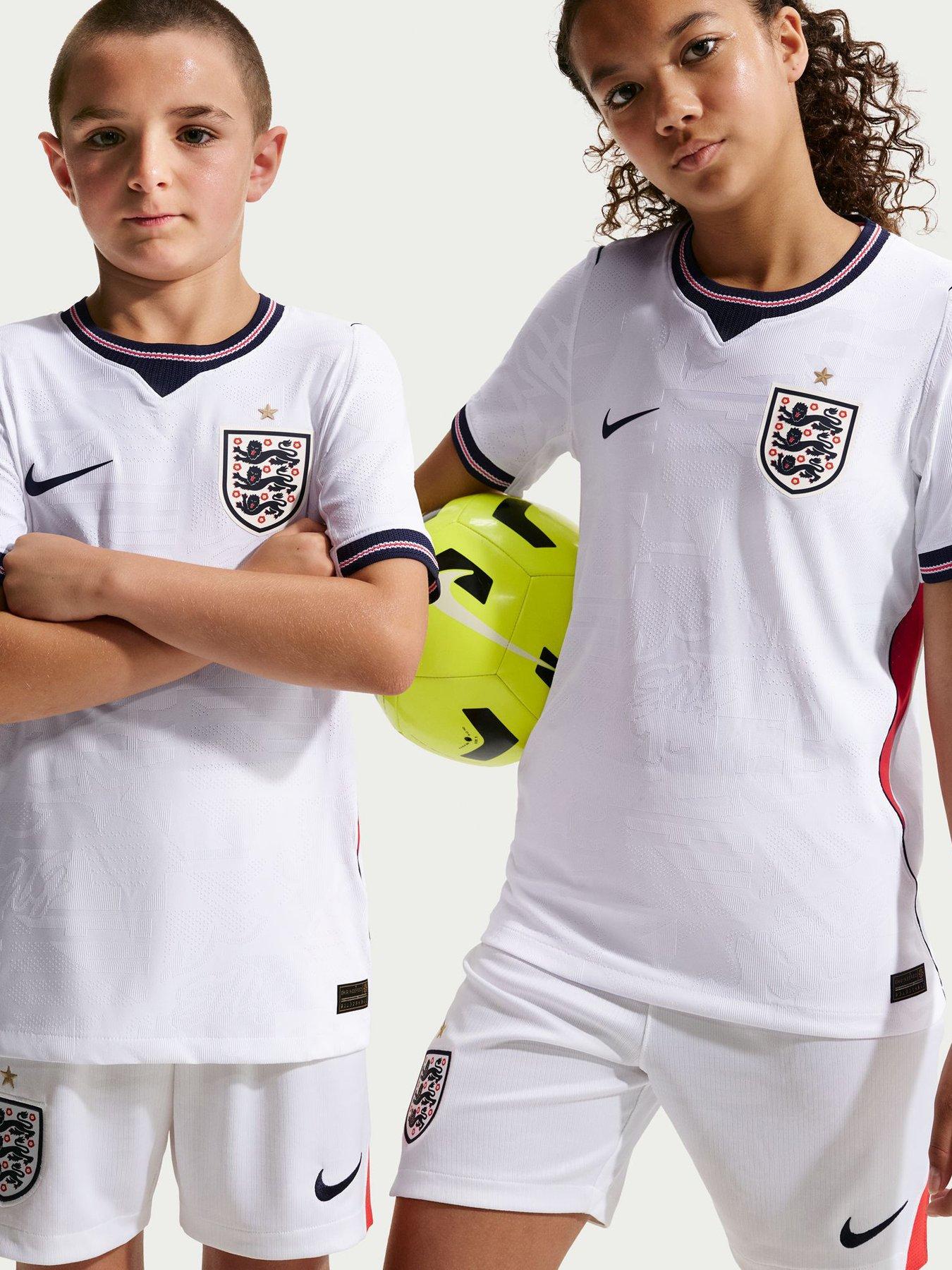 Nike Older Kids England 2026 Dri-FIT Match Home Shirt – White