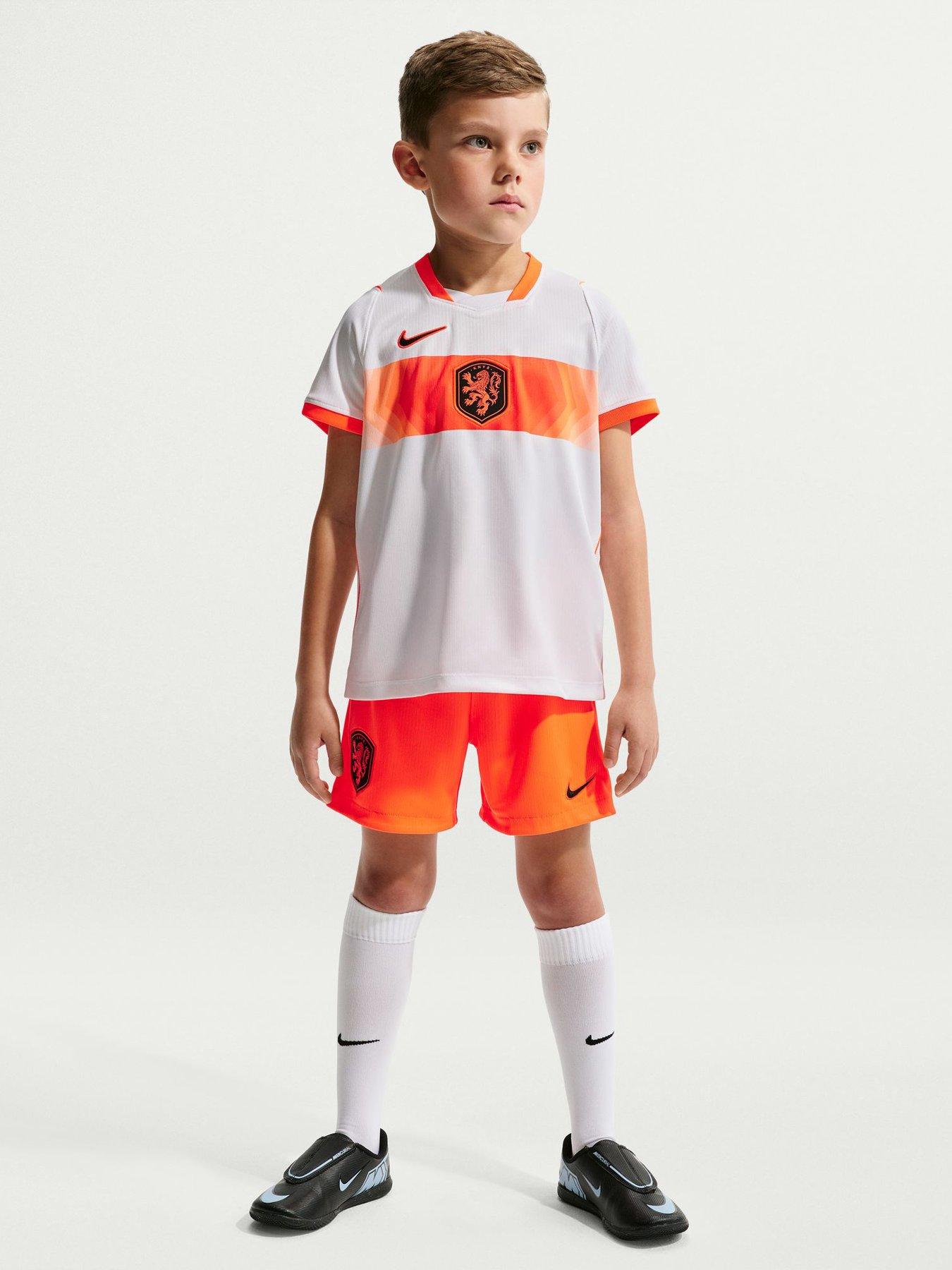 Nike Younger Kids Netherlands 2026 Dri-FIT Stadium Away Kit – White