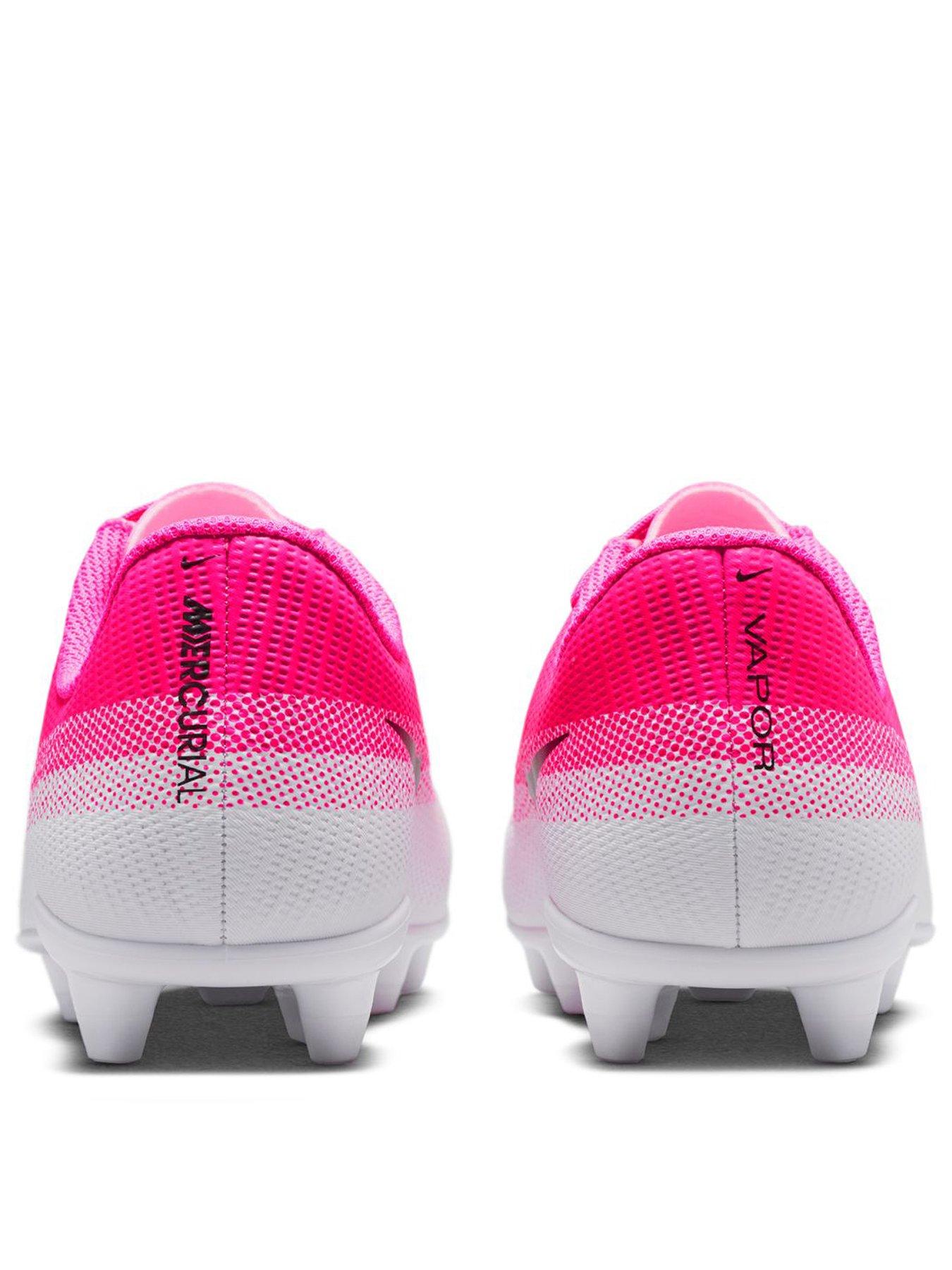 Image 3 of 6 of Nike Youth Mercurial Vpor 17 Club Firm Ground Football Boots - Pink/White