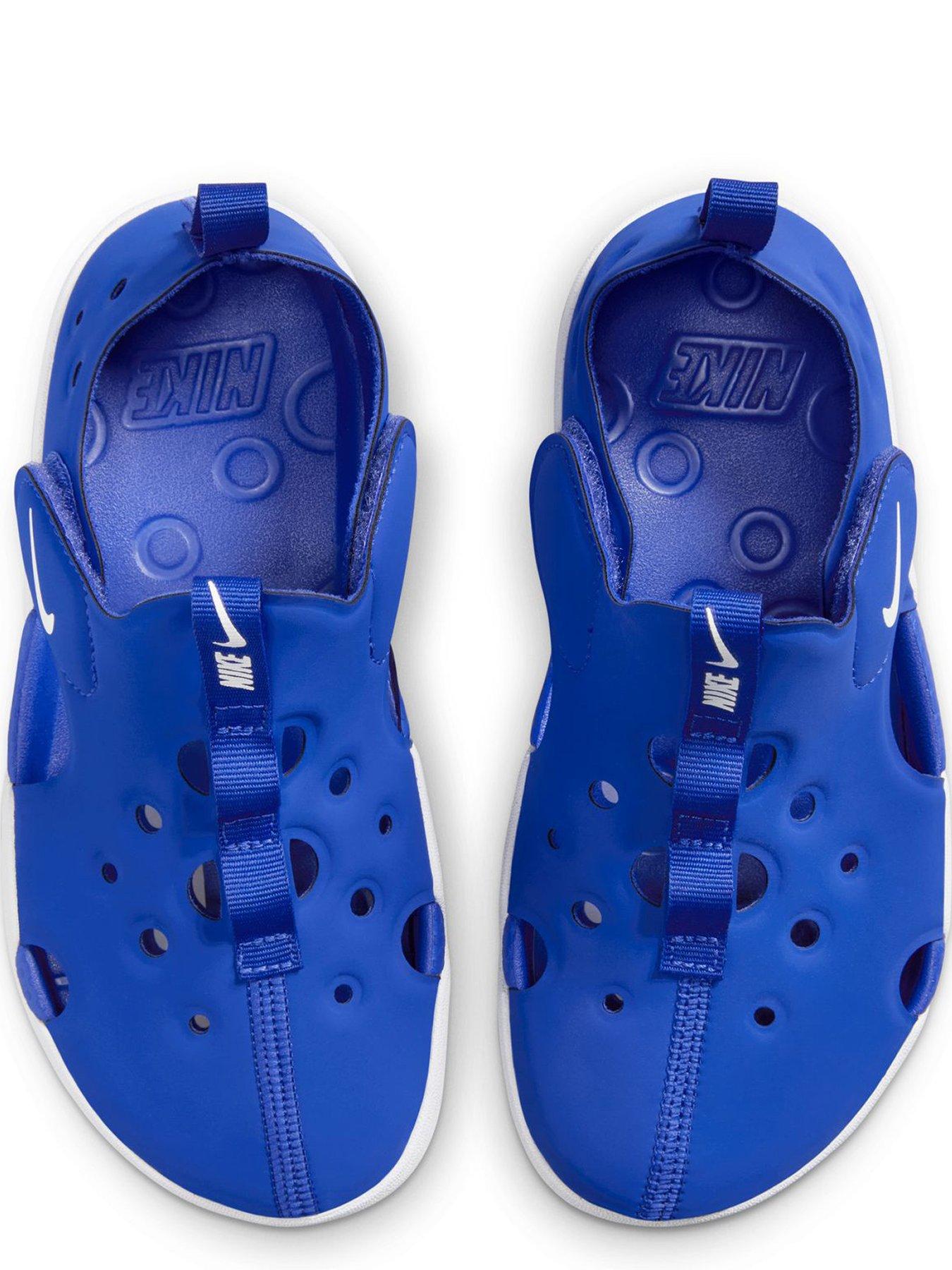 Image 4 of 7 of Nike Little Kids Sunray Protect 4 Sandals - Blue