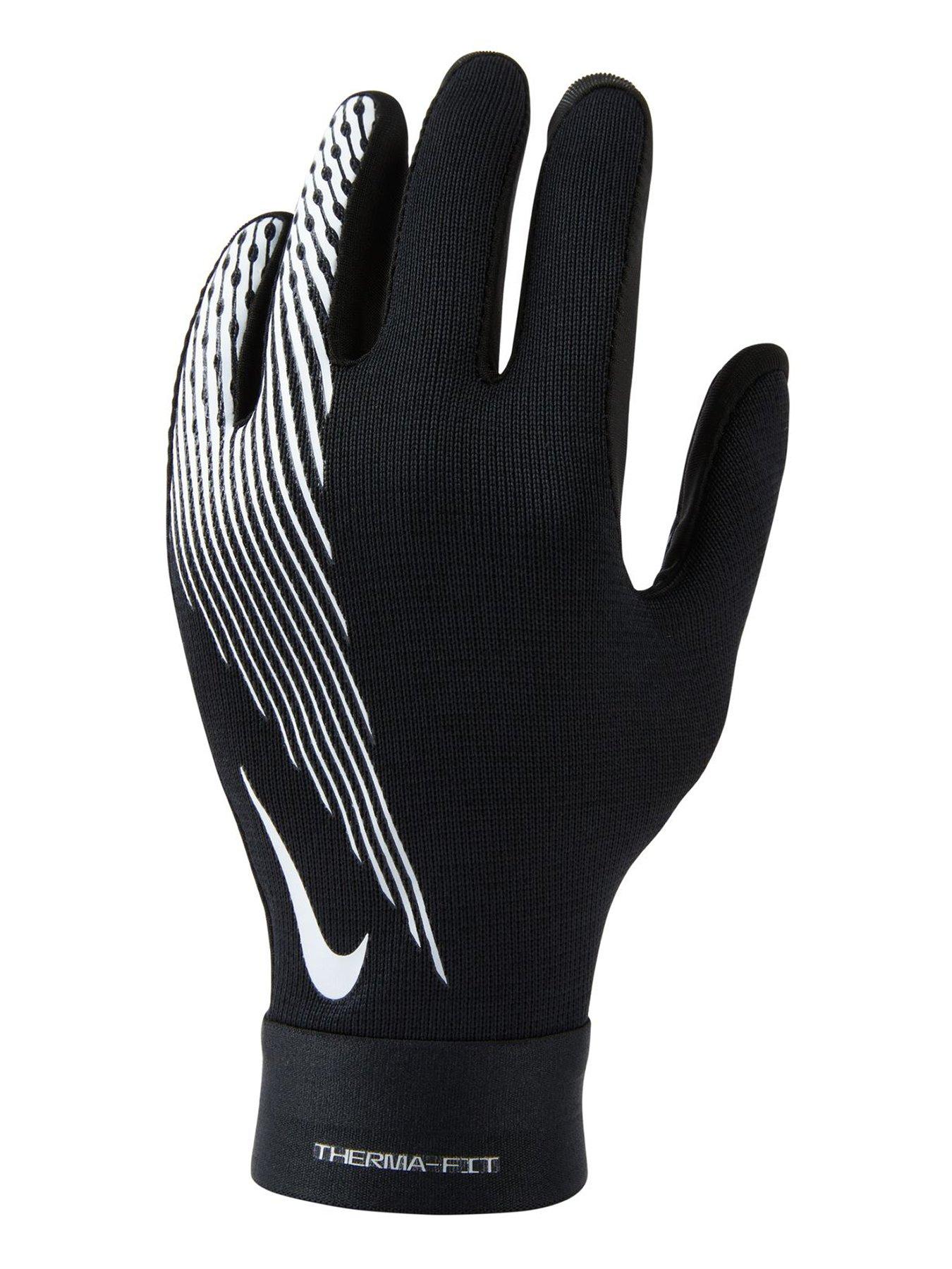front image of nike-academy-25-gloves-black