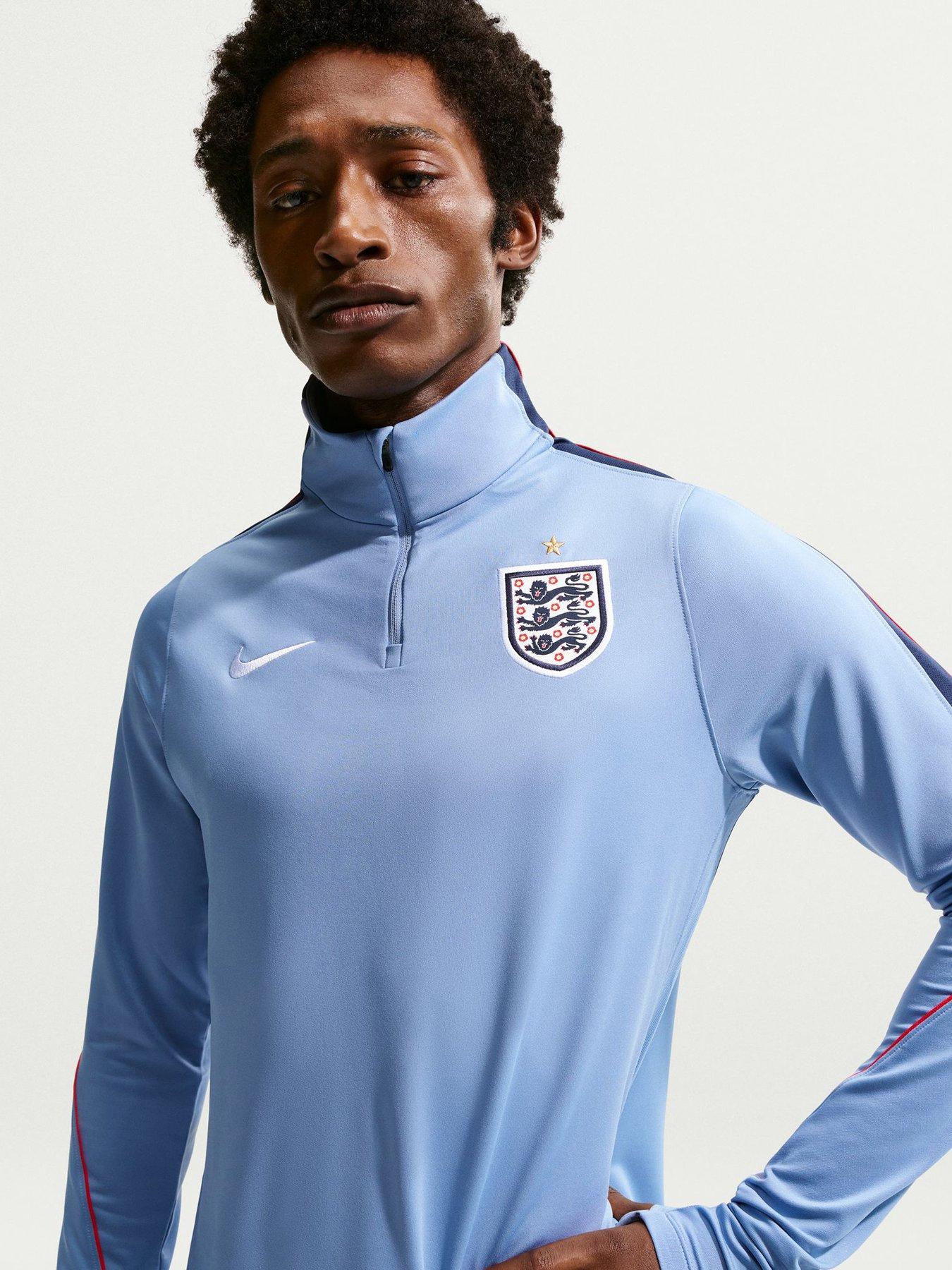 Nike Mens England Strike Drill Top - Blue