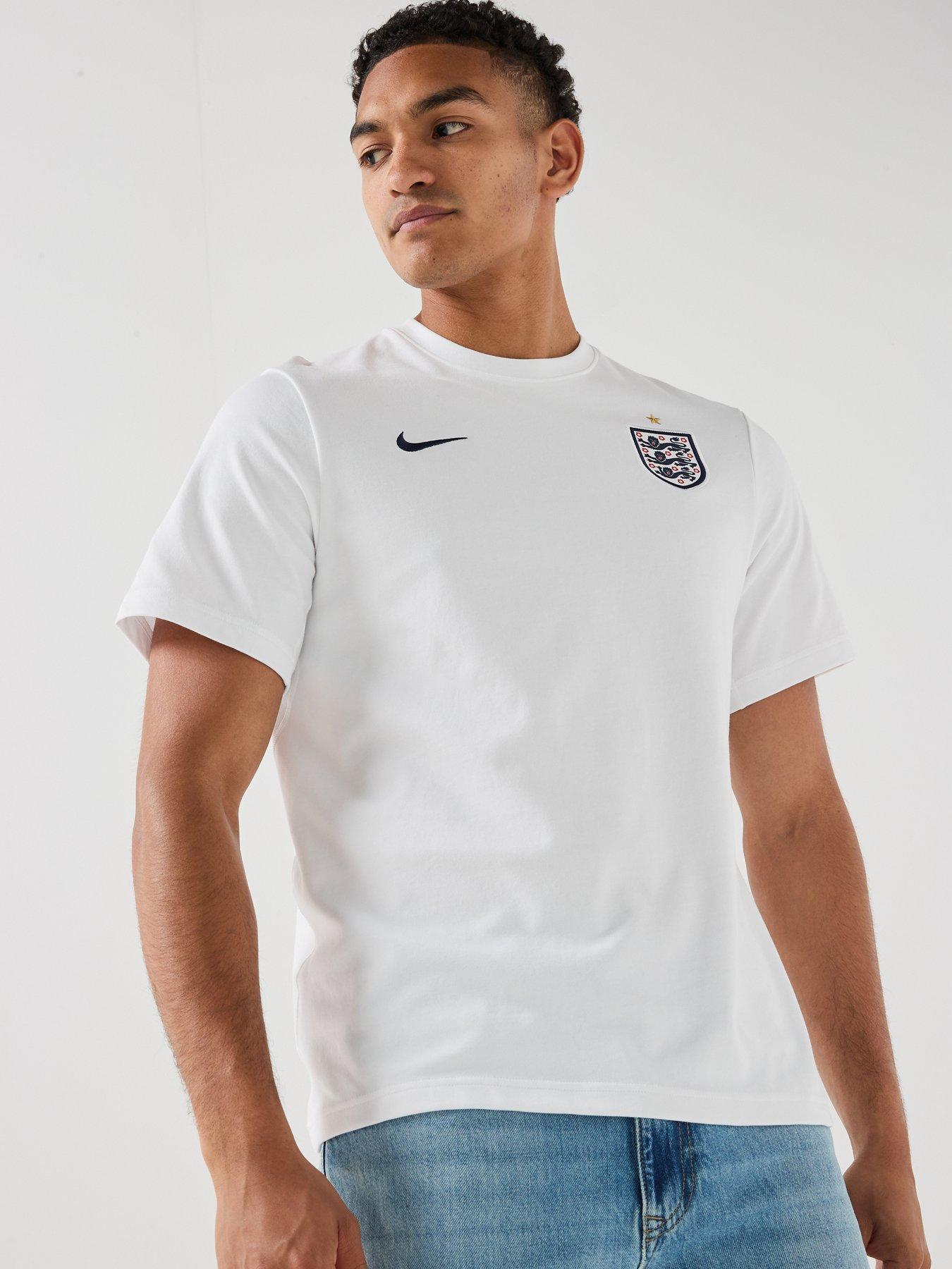 Image 2 of 5 of Nike Men&rsquo;s England Training T-Shirt &ndash; White