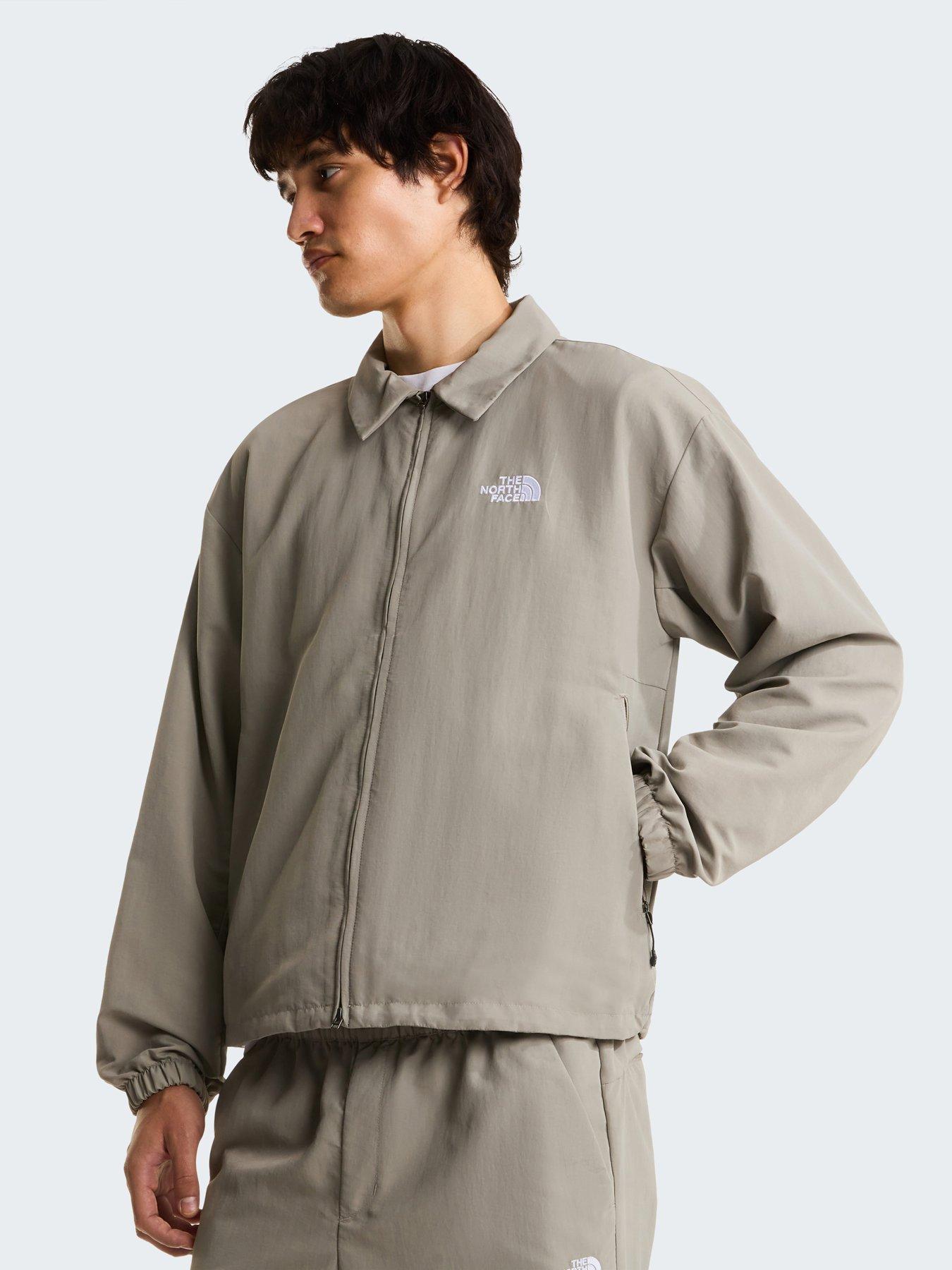 front image of the-north-face-mens-easy-packable-jacket-grey