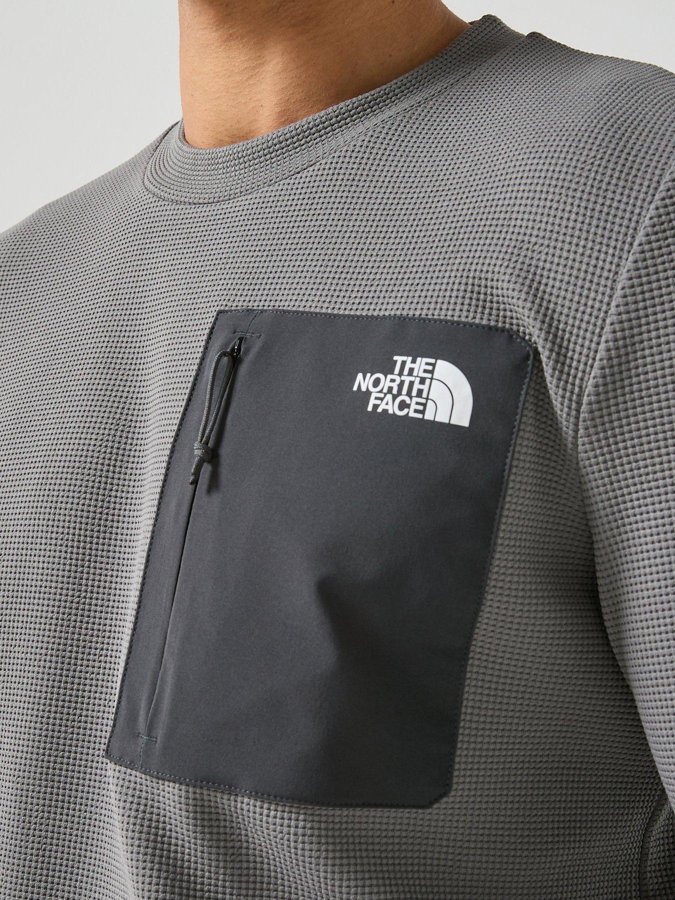 Image 4 of 6 of The North Face Mens Kecha Crew Sweatshirt - Grey