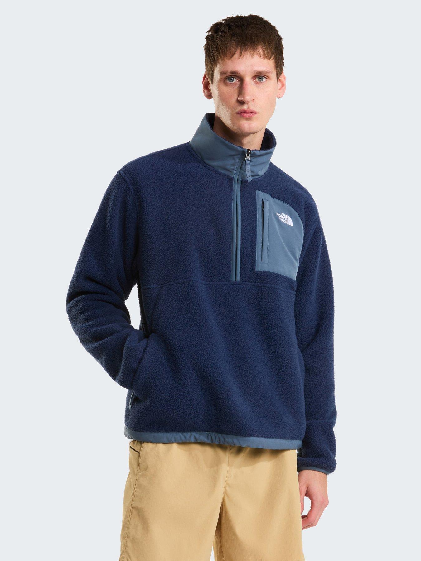Image 1 of 3 of The North Face Mens Yumiori Off Peak 1/2 Zip Fleece - Navy