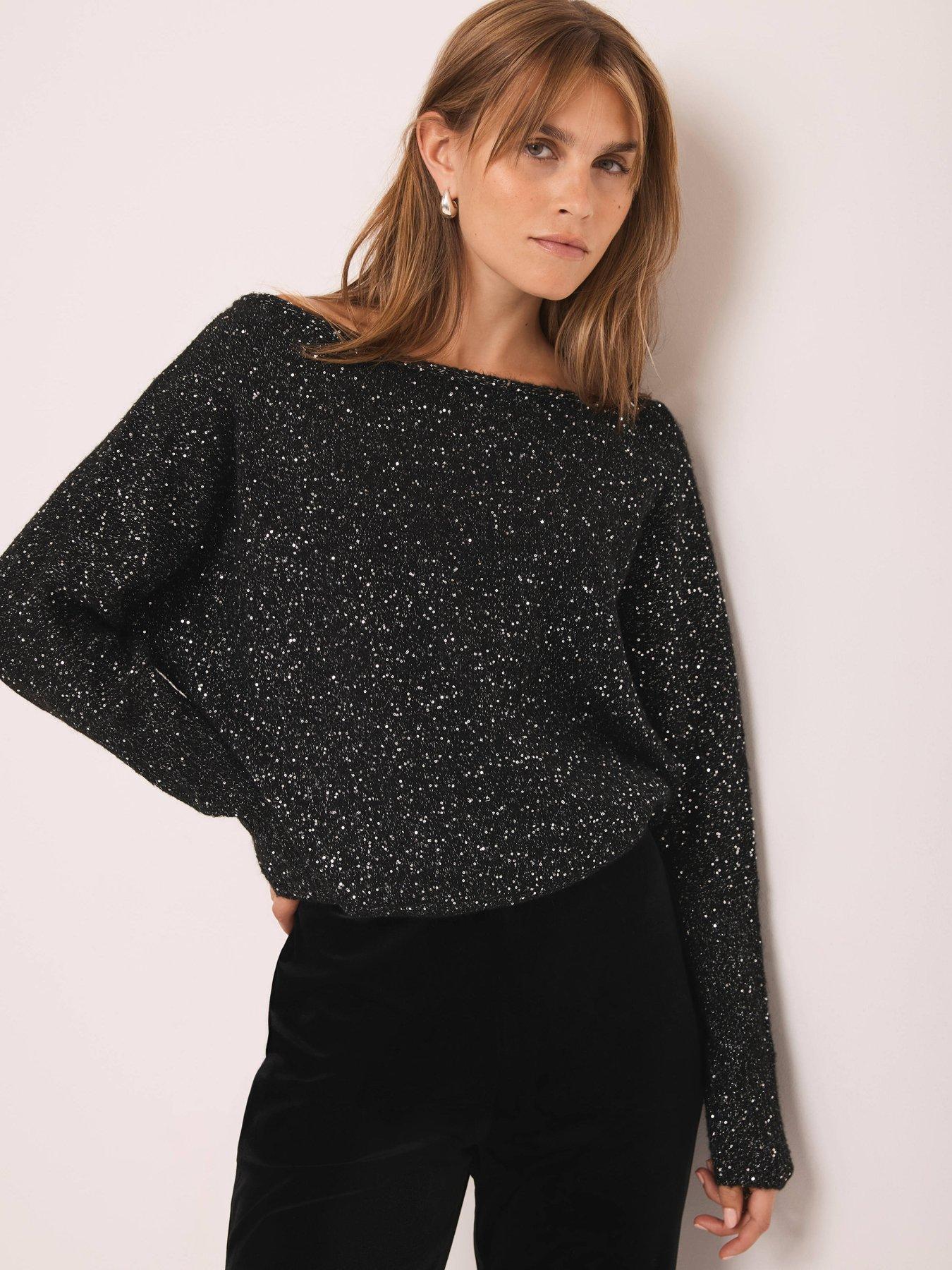 mint-velvet-sequin-batwing-jumper-black