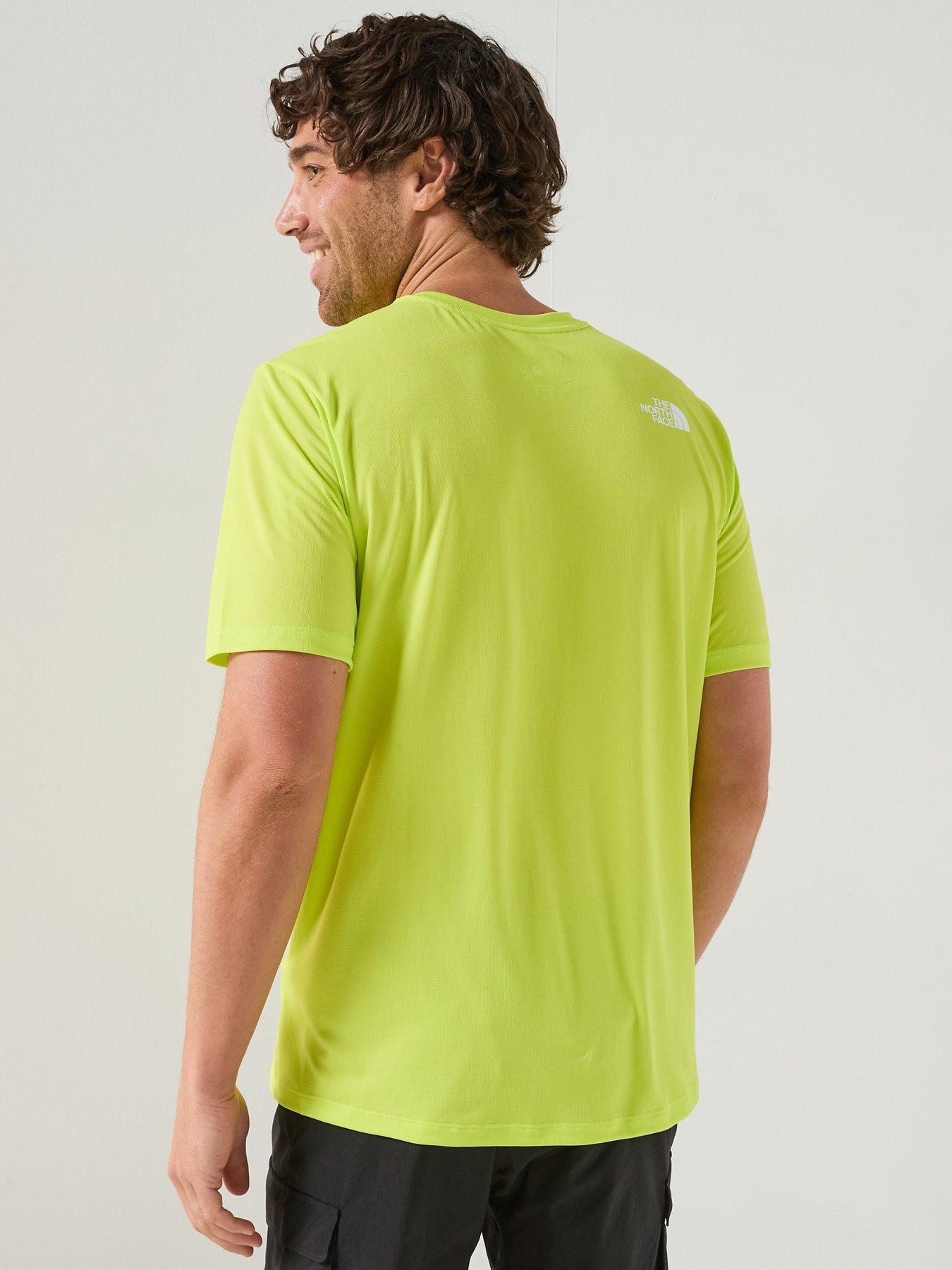 Image 2 of 6 of The North Face Mens 24/7 T-Shirt - Yellow