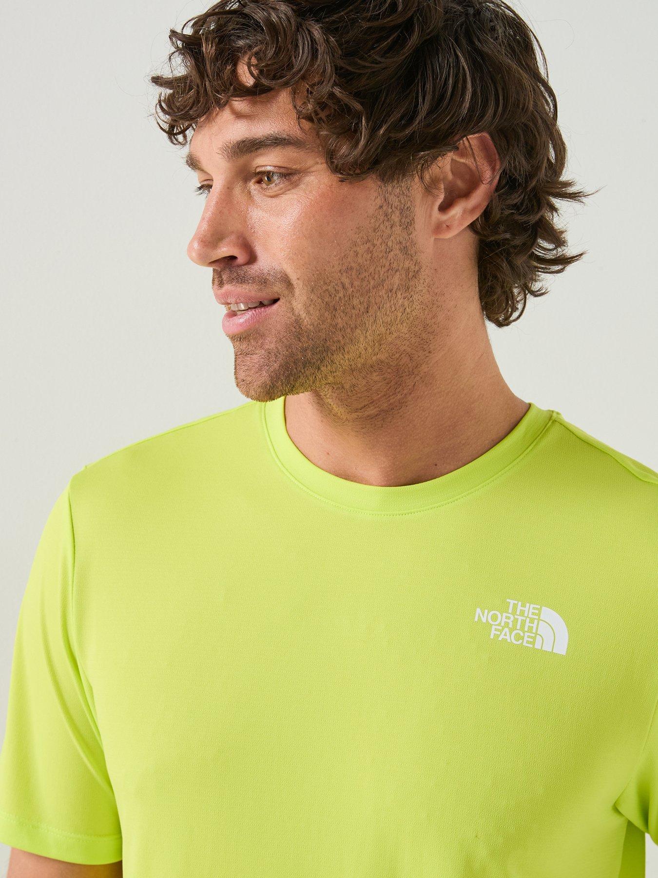 Image 4 of 6 of The North Face Mens 24/7 T-Shirt - Yellow