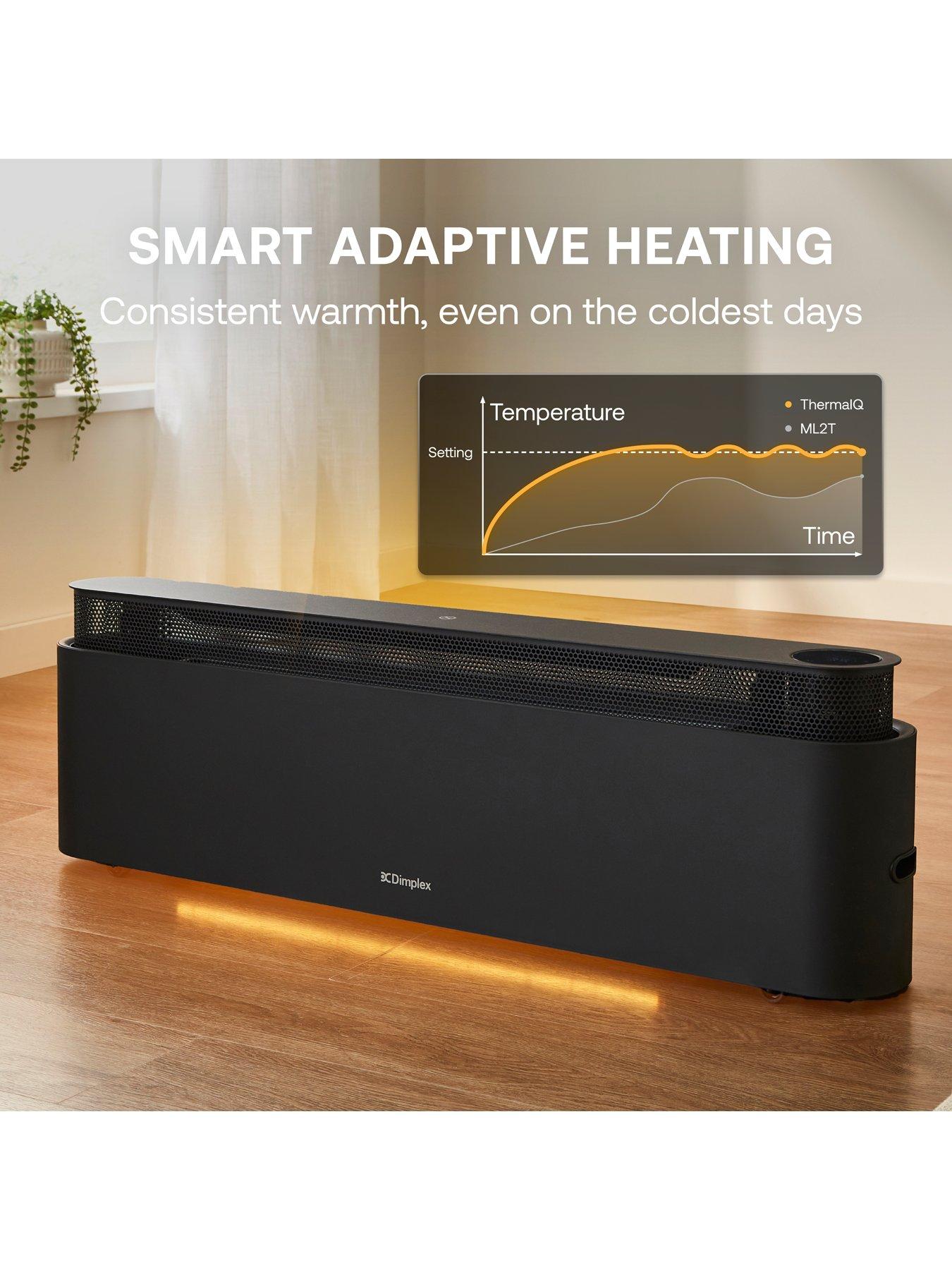  image of dimplex-dxbc22-thermaiq-smart-wifi-baseboard-convector-heater-black