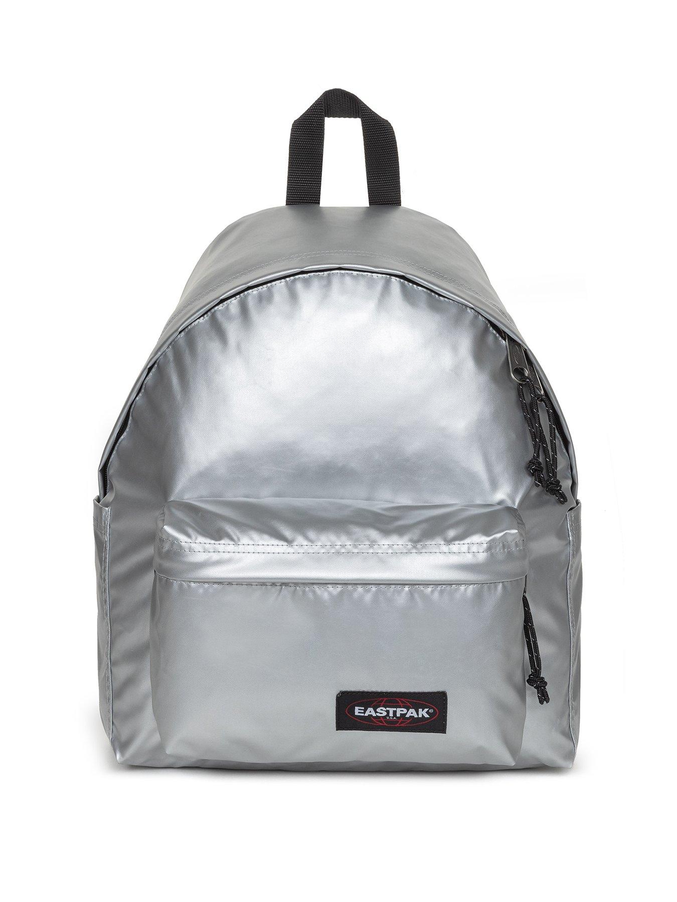 front image of eastpak-day-pakr-backpack-space-silver