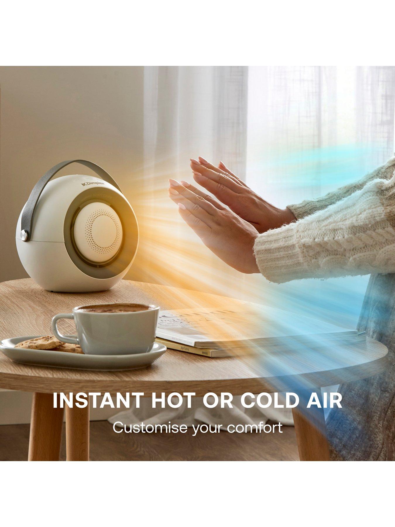 Image 3 of 8 of Dimplex DDF390 Desk Friend Fan Heater with Magnetic Hand Warmer 400W - White