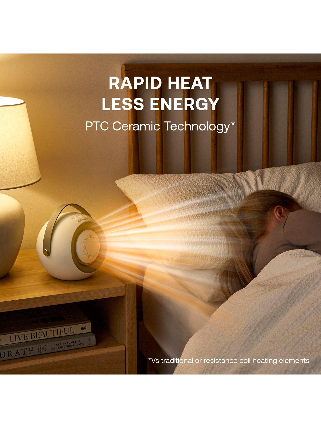 Image 5 of 8 of Dimplex DDF390 Desk Friend Fan Heater with Magnetic Hand Warmer 400W - White