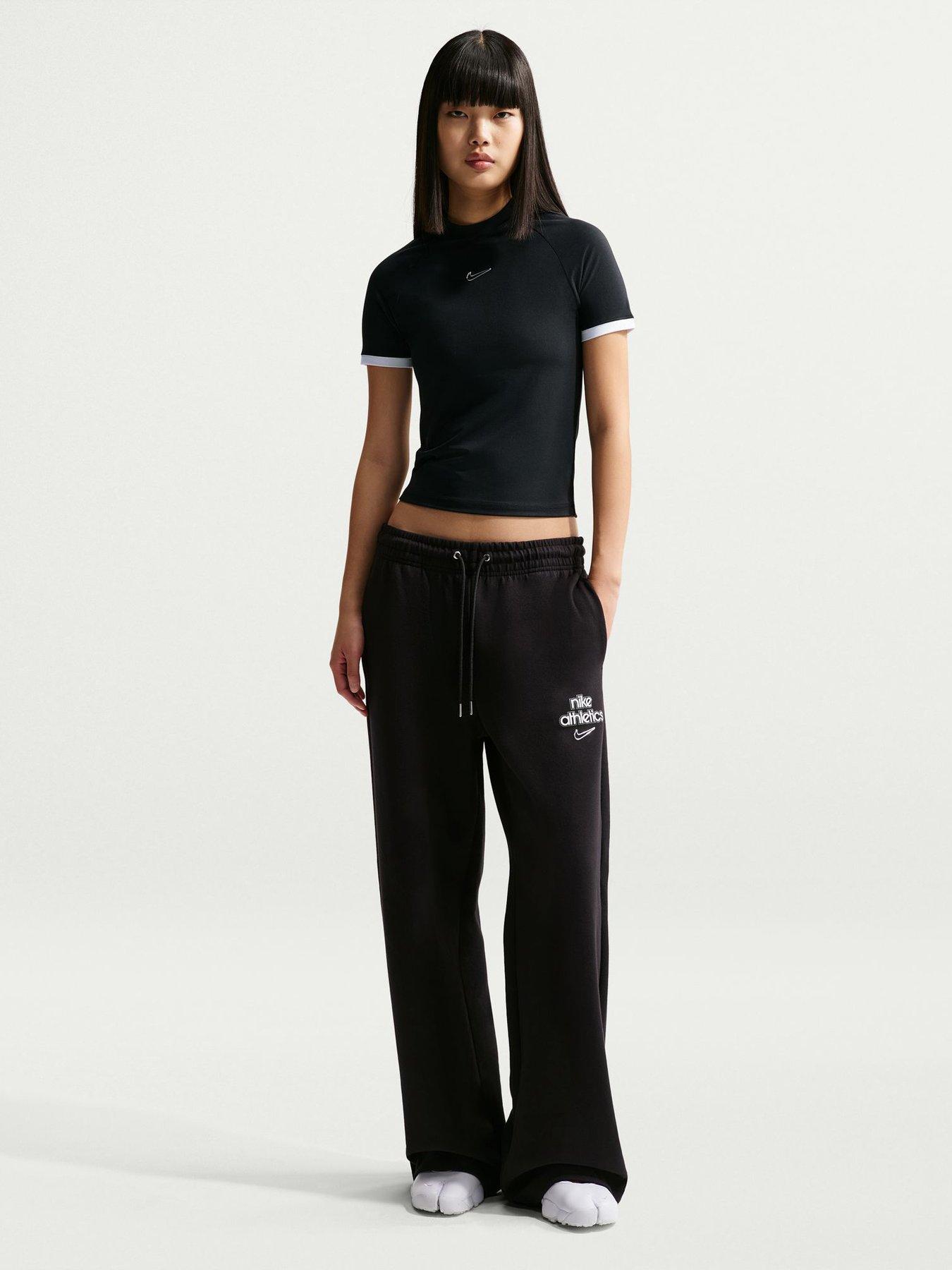 Nike Womens Fitted Short Sleeve Top - Black