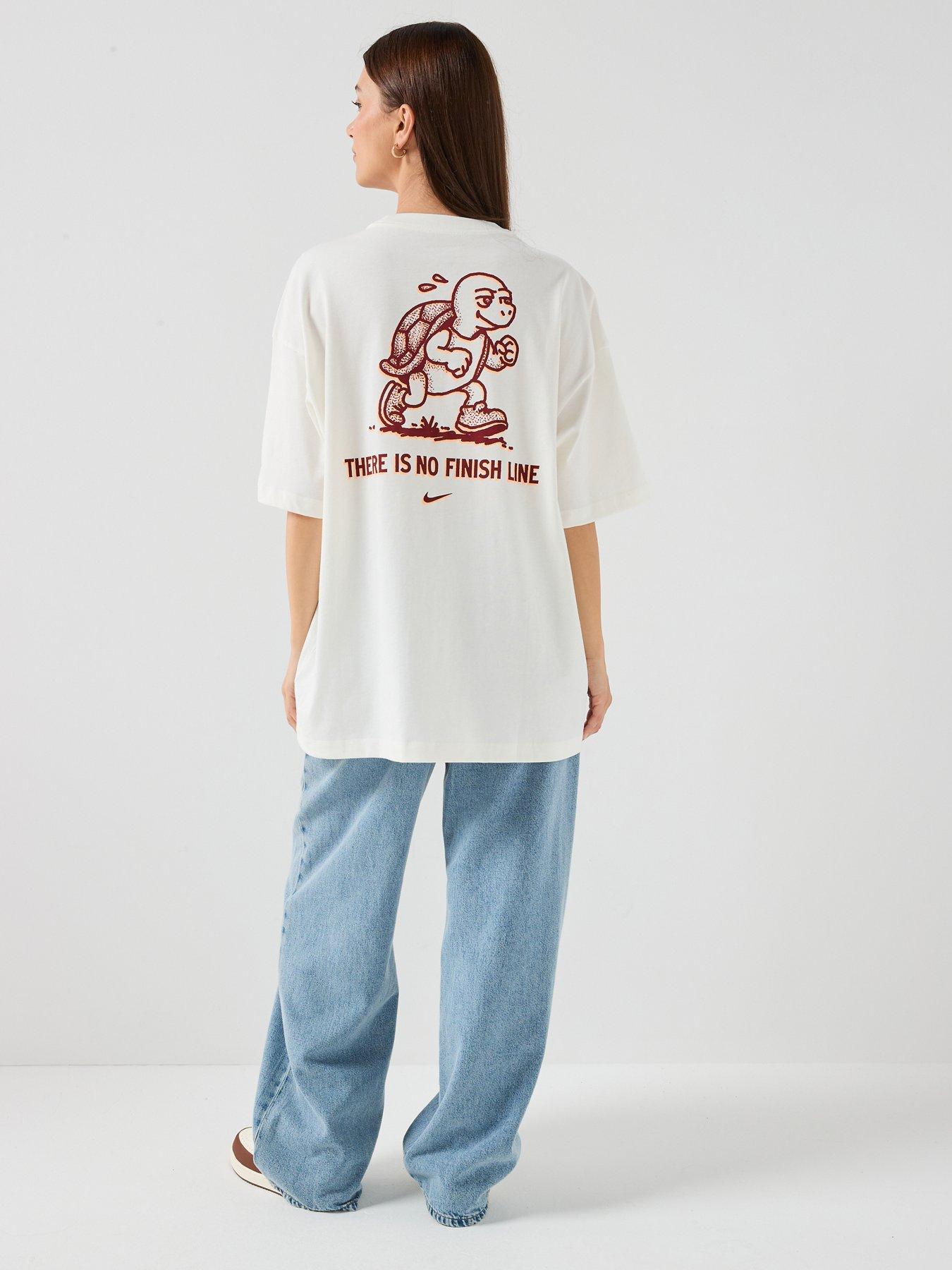 Nike Womens Sportswear Classic Oversized T-Shirt - White