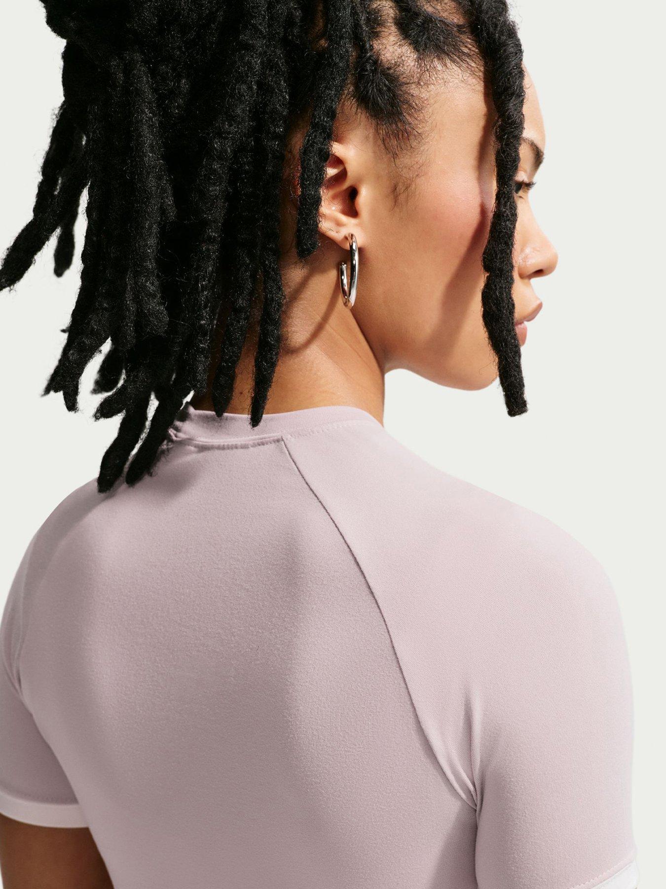 Image 4 of 5 of Nike Womens Fitted Short Sleeve Top - Pink