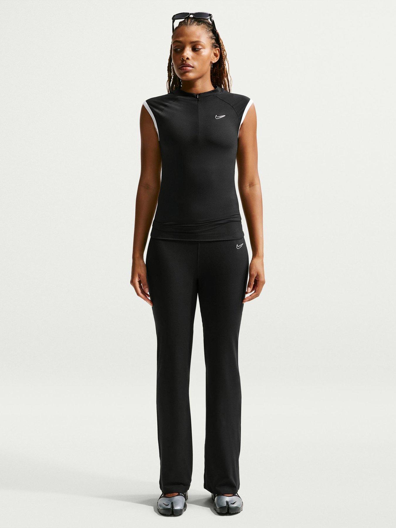  image of nike-womens-flared-pants-black