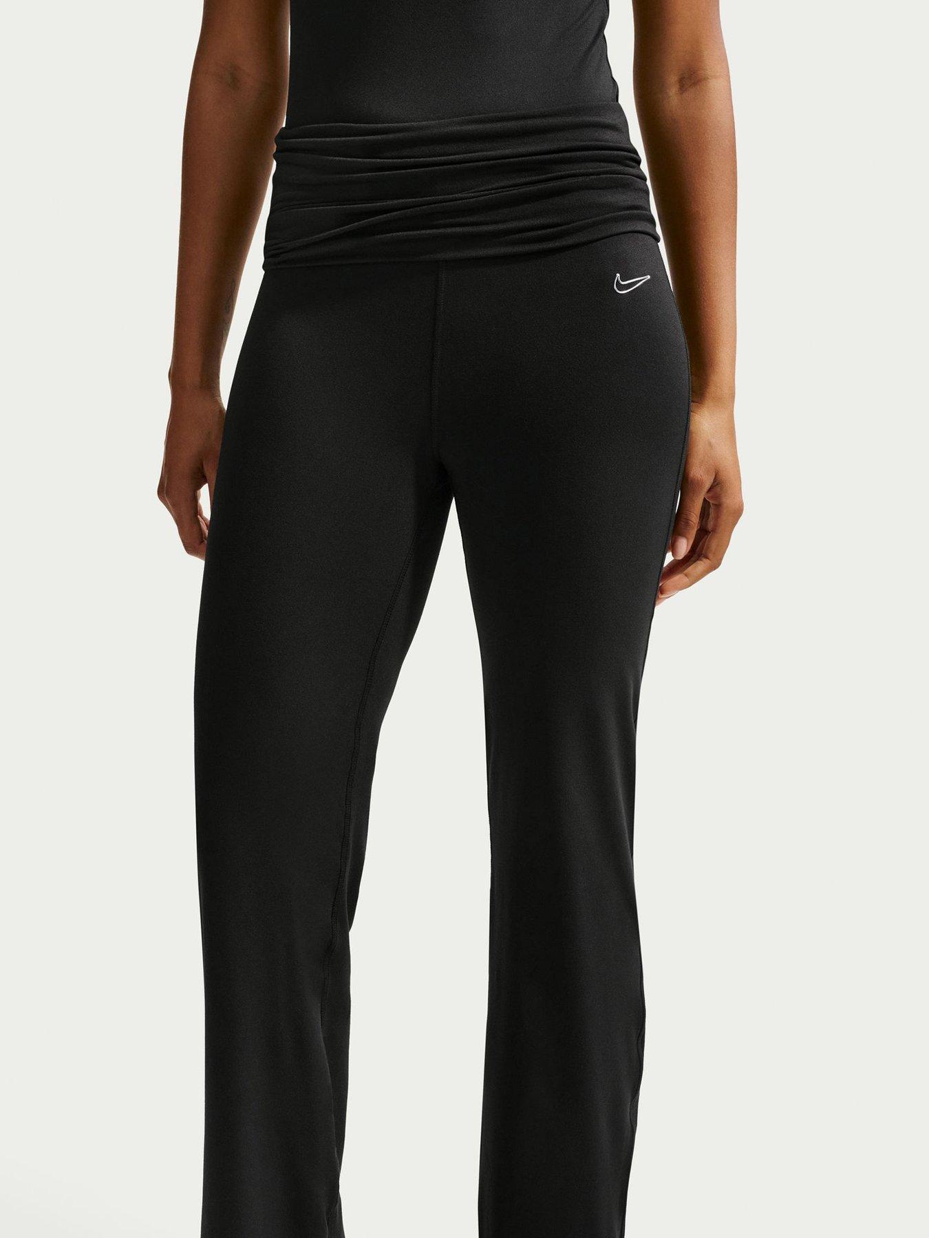  image of nike-womens-flared-pants-black