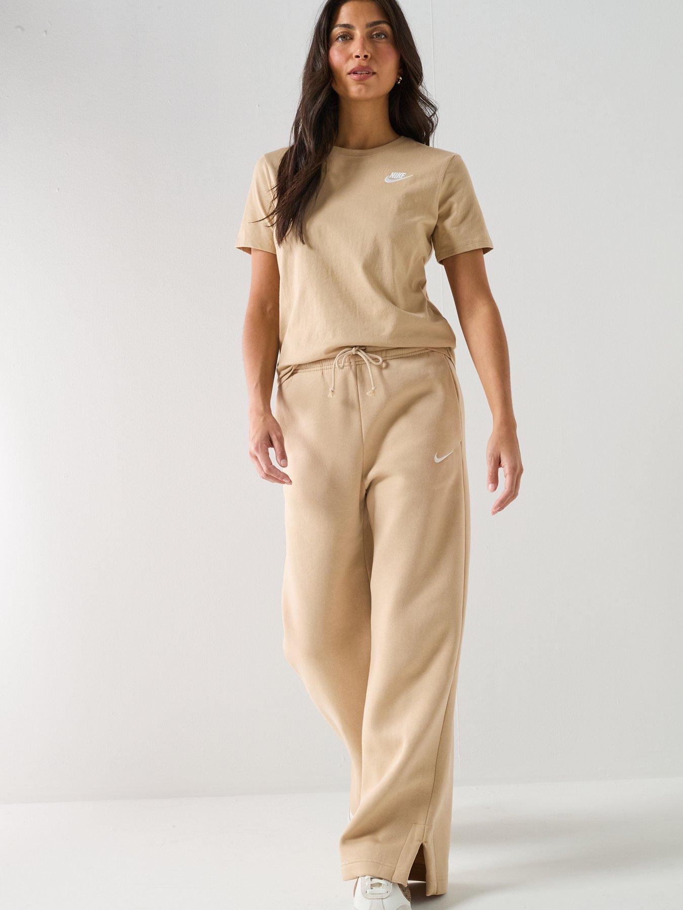Image 3 of 5 of Nike Womens Sportswear Club Short Sleeve T-Shirt - Brown