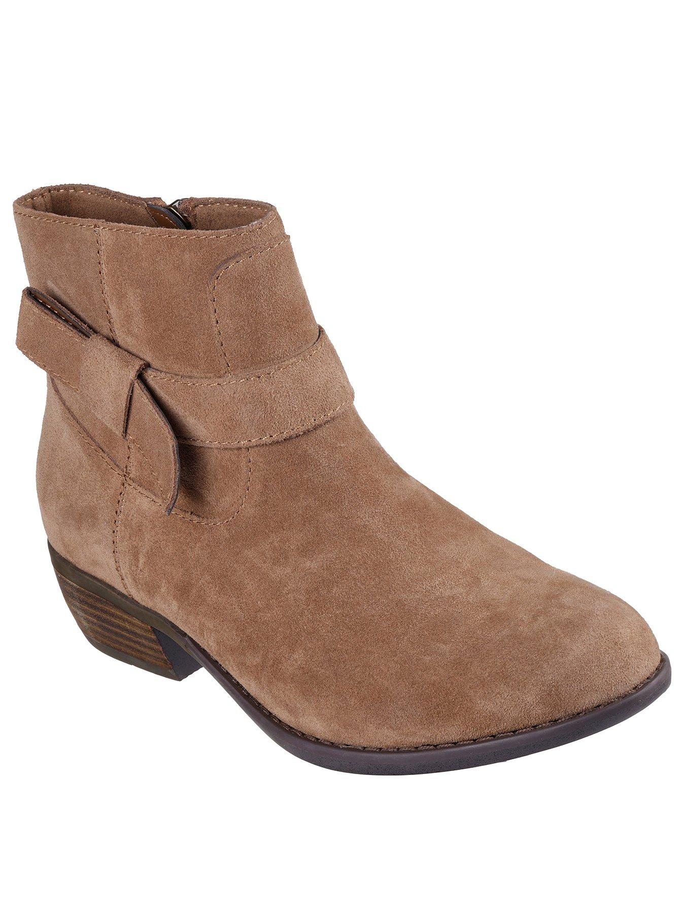  image of skechers-texas-westernville-heeled-boot-chestnut